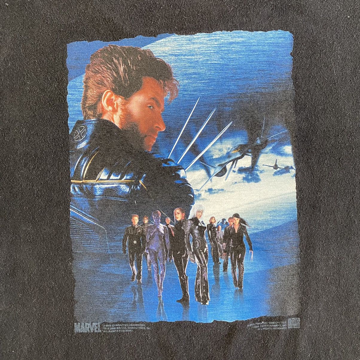 Vintage Vintage Y2K X2 X-Men United Promo Movie T-Shirt Size US L / EU 52-54 / 3 - 11 Thumbnail