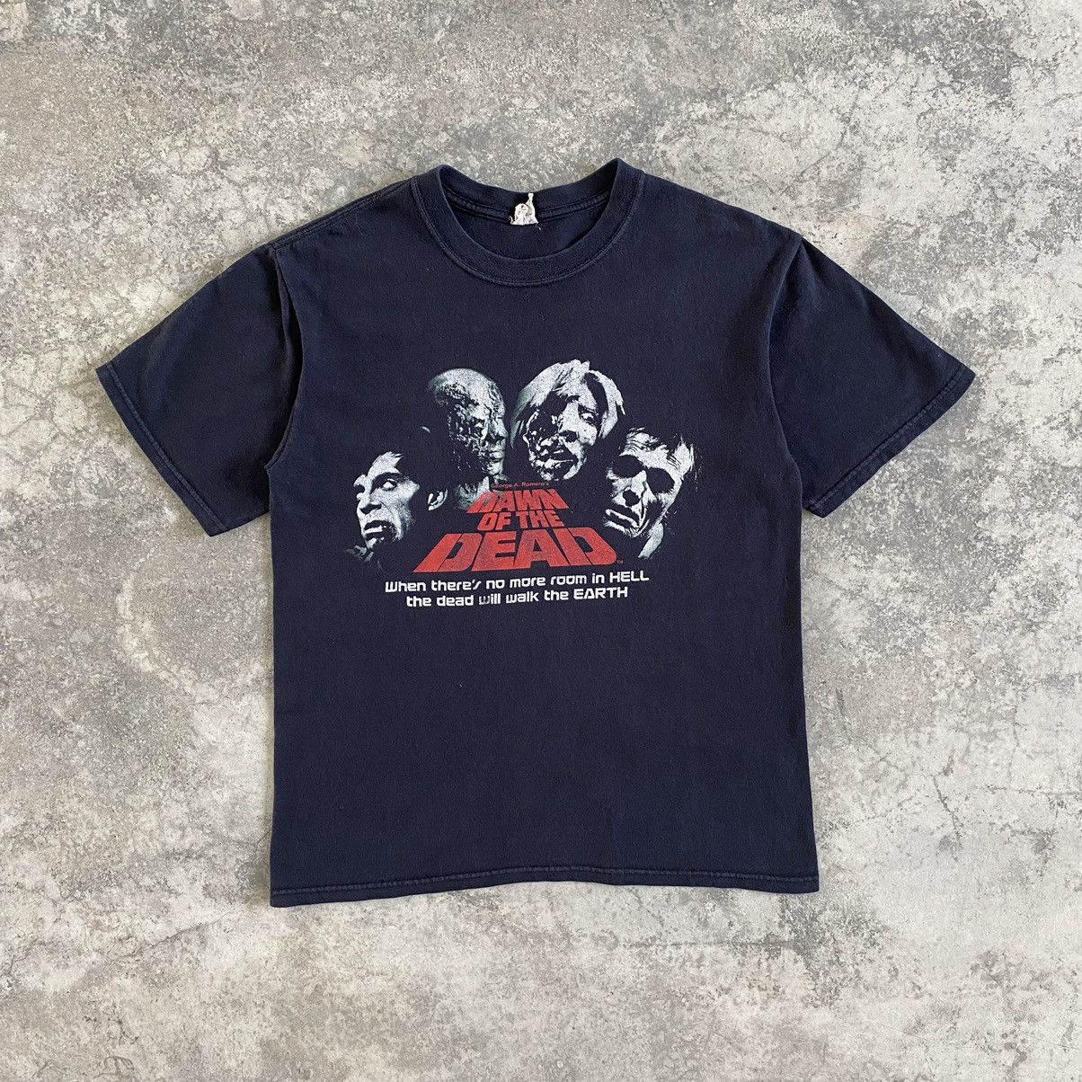 Vintage Vintage Dawn Of The Dead Horror Promo Movie T-Shirt Size US M / EU 48-50 / 2 - 1 Thumbnail