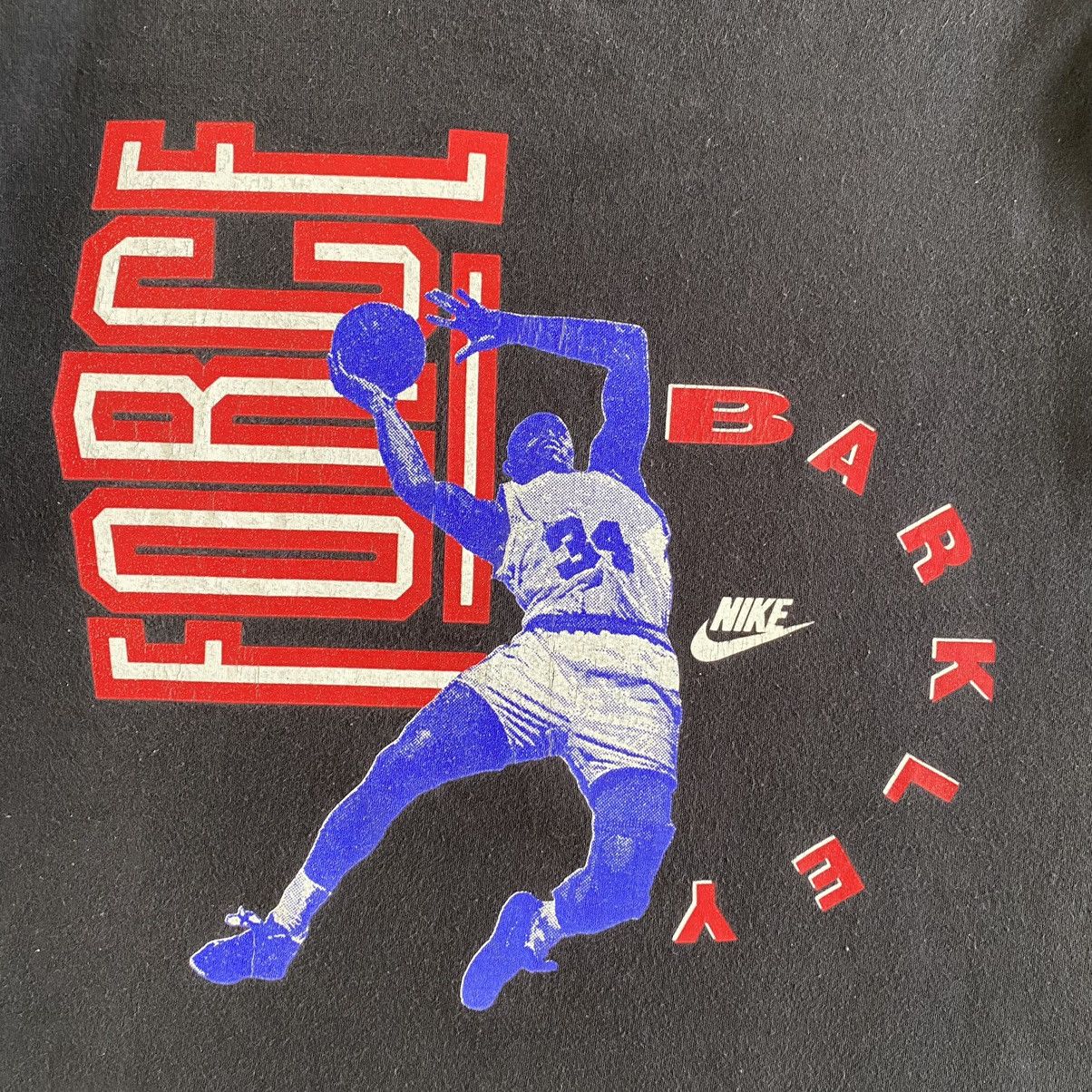 Nike Vintage 90’s Nike Grey Tag Charles Barkley Graphic T-Shirt Size US L / EU 52-54 / 3 - 5 Thumbnail