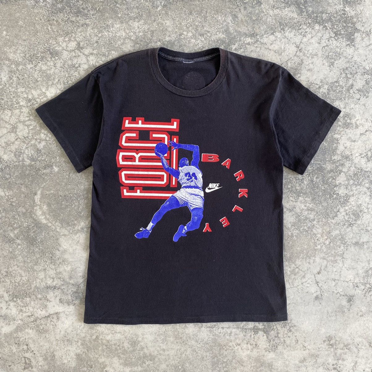 Nike Vintage 90’s Nike Grey Tag Charles Barkley Graphic T-Shirt Size US L / EU 52-54 / 3 - 1 Thumbnail