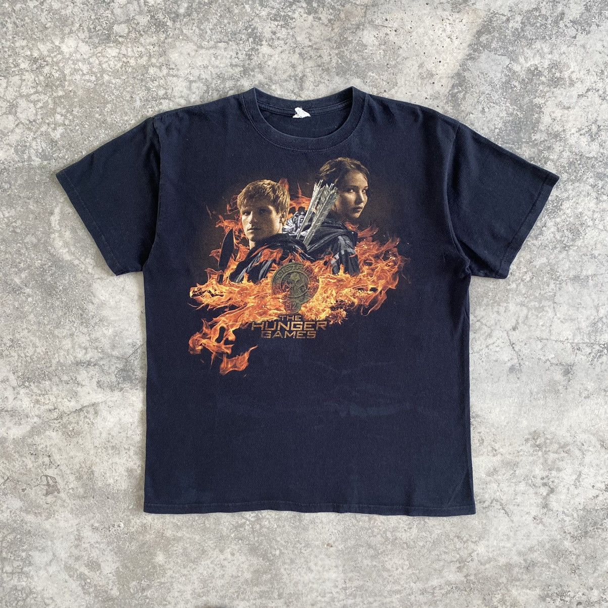 Vintage Vintage 2000’s The Hunger Games Promo Movie T-Shirt Size US L / EU 52-54 / 3 - 2 Thumbnail