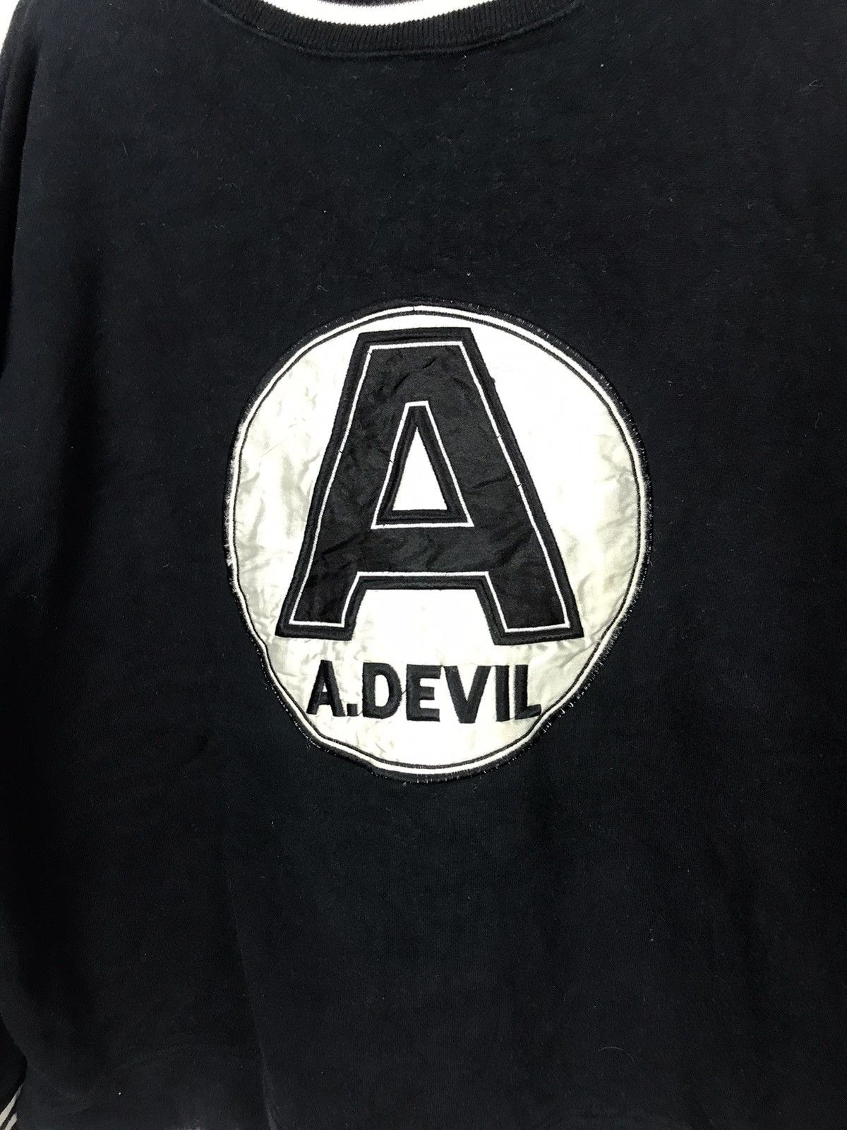Other A-devil embroidered spellout sweatshirt Size US L / EU 52-54 / 3 - 3 Thumbnail