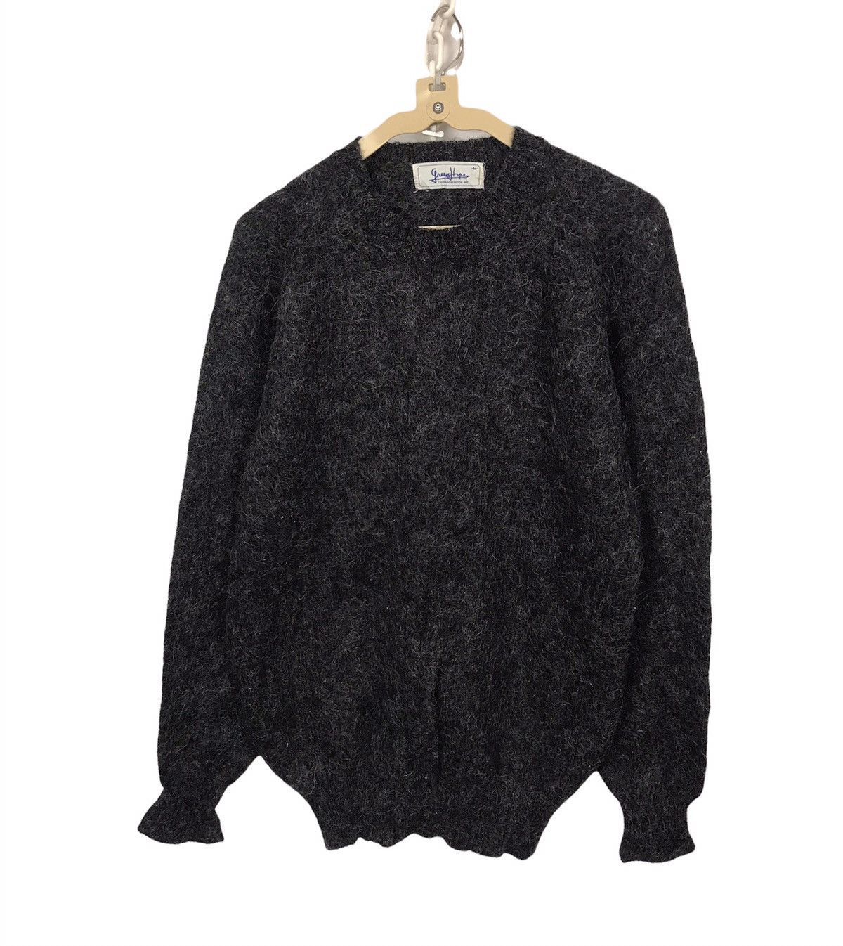 Japanese Brand × Vintage Vintage green hope mohair knit sweatshirt Size US M / EU 48-50 / 2 - 1 Thumbnail