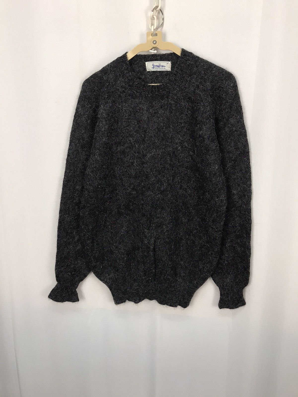 Japanese Brand × Vintage Vintage green hope mohair knit sweatshirt Size US M / EU 48-50 / 2 - 6 Thumbnail