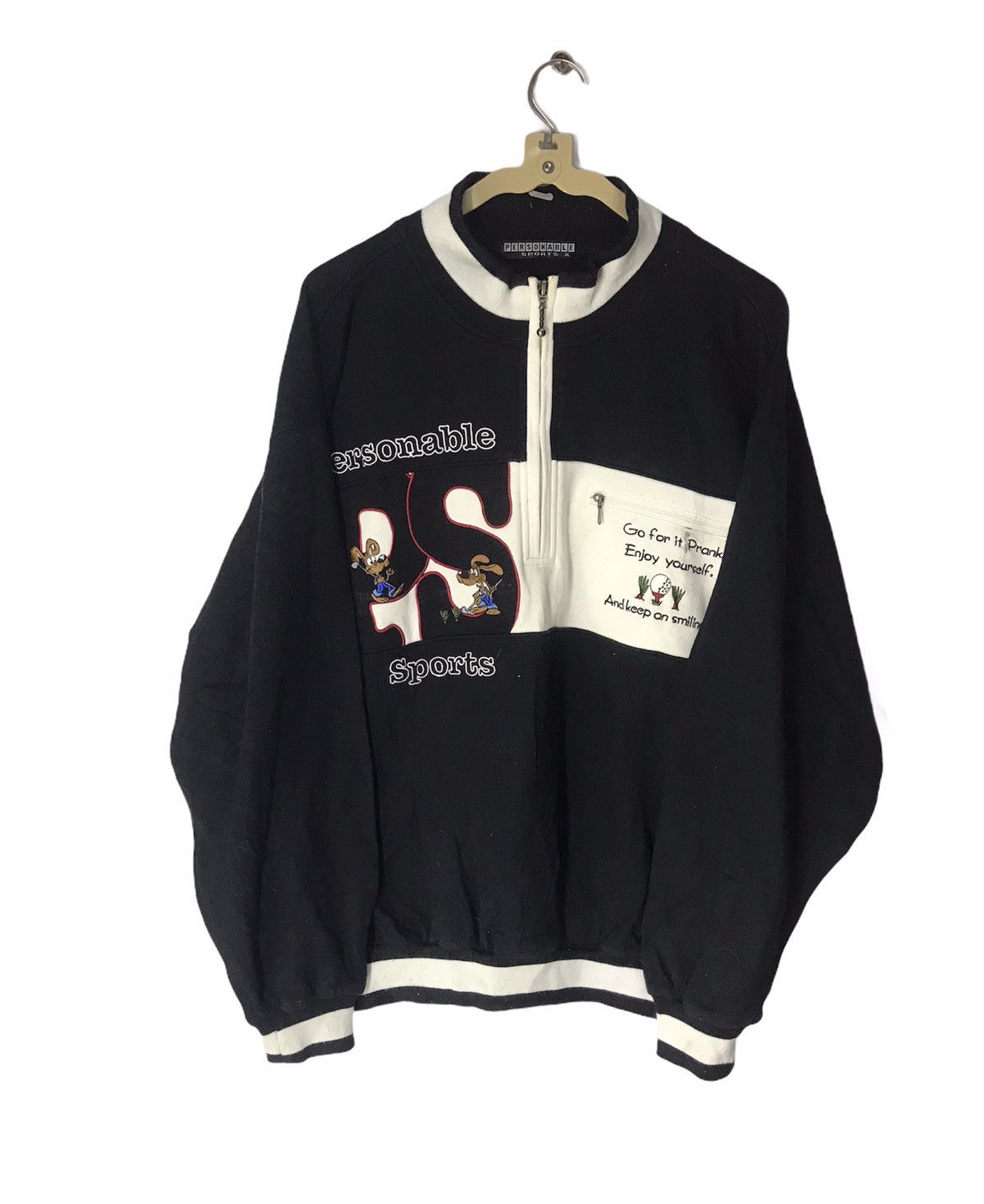 Japanese Brand Personable sport half zipper sweatshirt Size US XXL / EU 58 / 5 - 1 Thumbnail