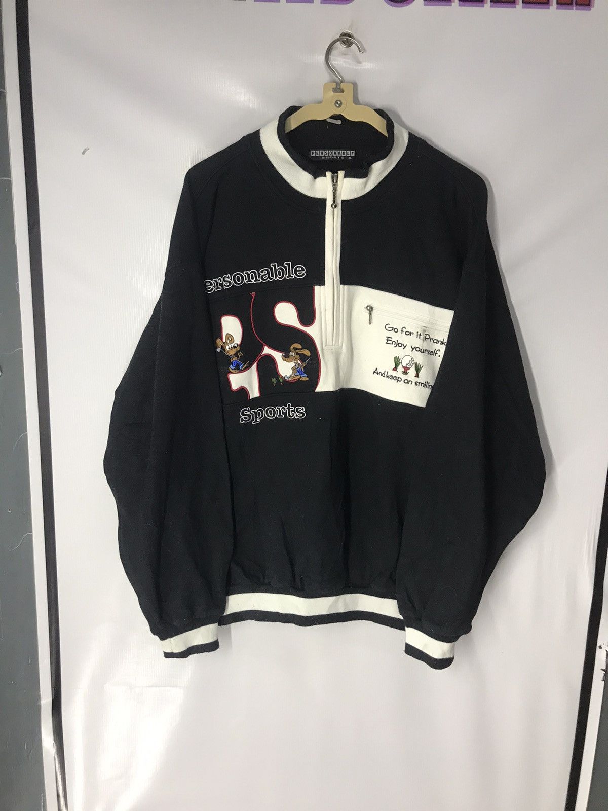 Japanese Brand Personable sport half zipper sweatshirt Size US XXL / EU 58 / 5 - 7 Thumbnail