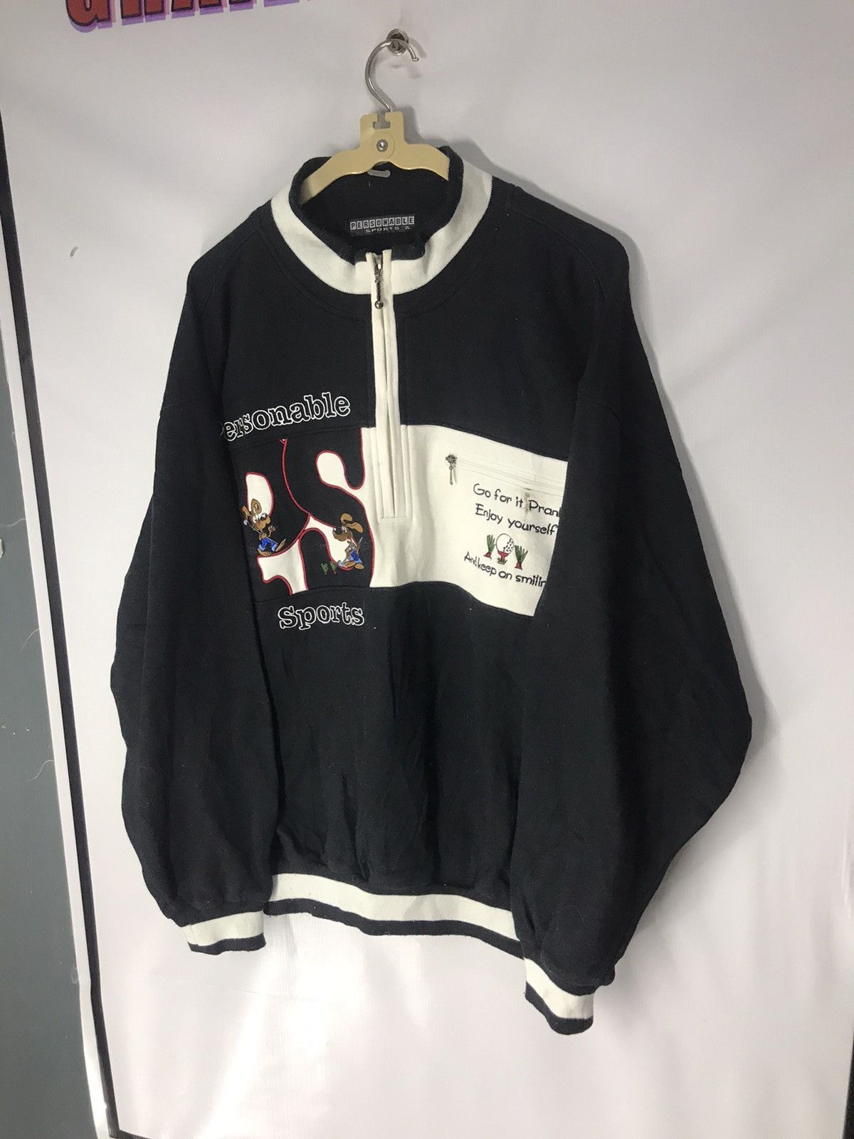 Japanese Brand Personable sport half zipper sweatshirt Size US XXL / EU 58 / 5 - 6 Thumbnail