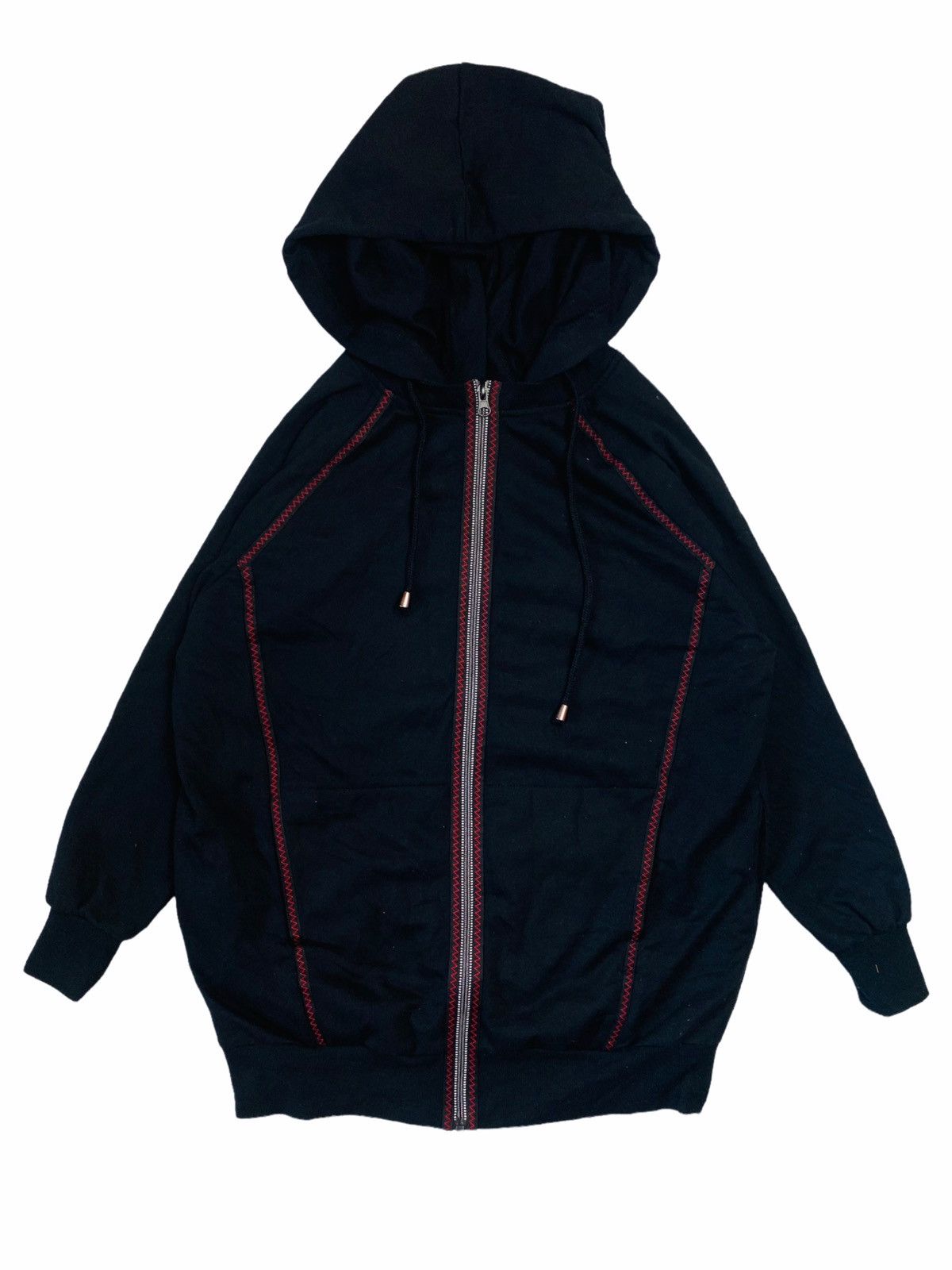 Japanese Brand 2000s Kyoko Huga - 2 Way Hoodie & Zip Hoodie Embroidery Star Size US L / EU 52-54 / 3 - 2 Thumbnail