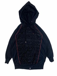 Monogram Circle Cut Hoodie - Luxury Blue