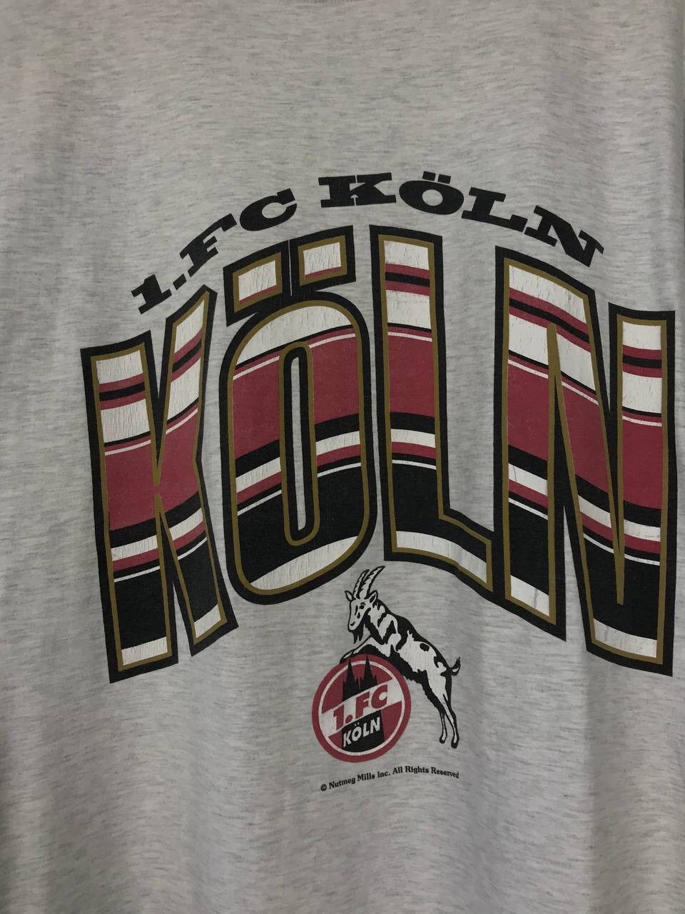 Nutmeg F.C Koln nutmeg vintage football sportwear tee Size US L / EU 52-54 / 3 - 3 Thumbnail