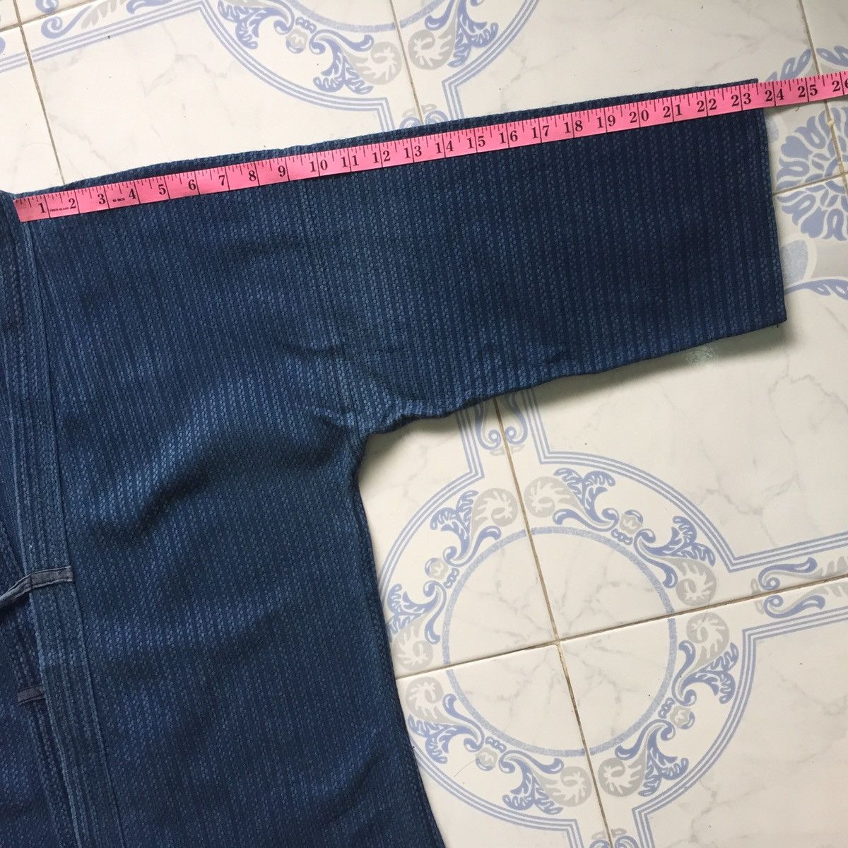 Indigo Blue Indigo Noragi Japanese Kimono Streetwear MADE IN JAPAN Size US L / EU 52-54 / 3 - 23 Thumbnail