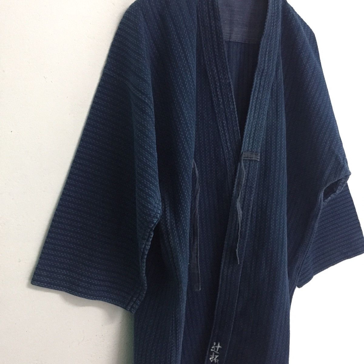 Indigo Blue Indigo Noragi Japanese Kimono Streetwear MADE IN JAPAN Size US L / EU 52-54 / 3 - 8 Thumbnail