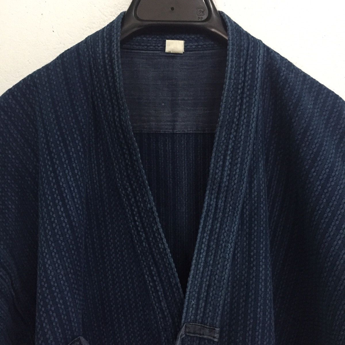 Indigo Blue Indigo Noragi Japanese Kimono Streetwear MADE IN JAPAN Size US L / EU 52-54 / 3 - 5 Thumbnail
