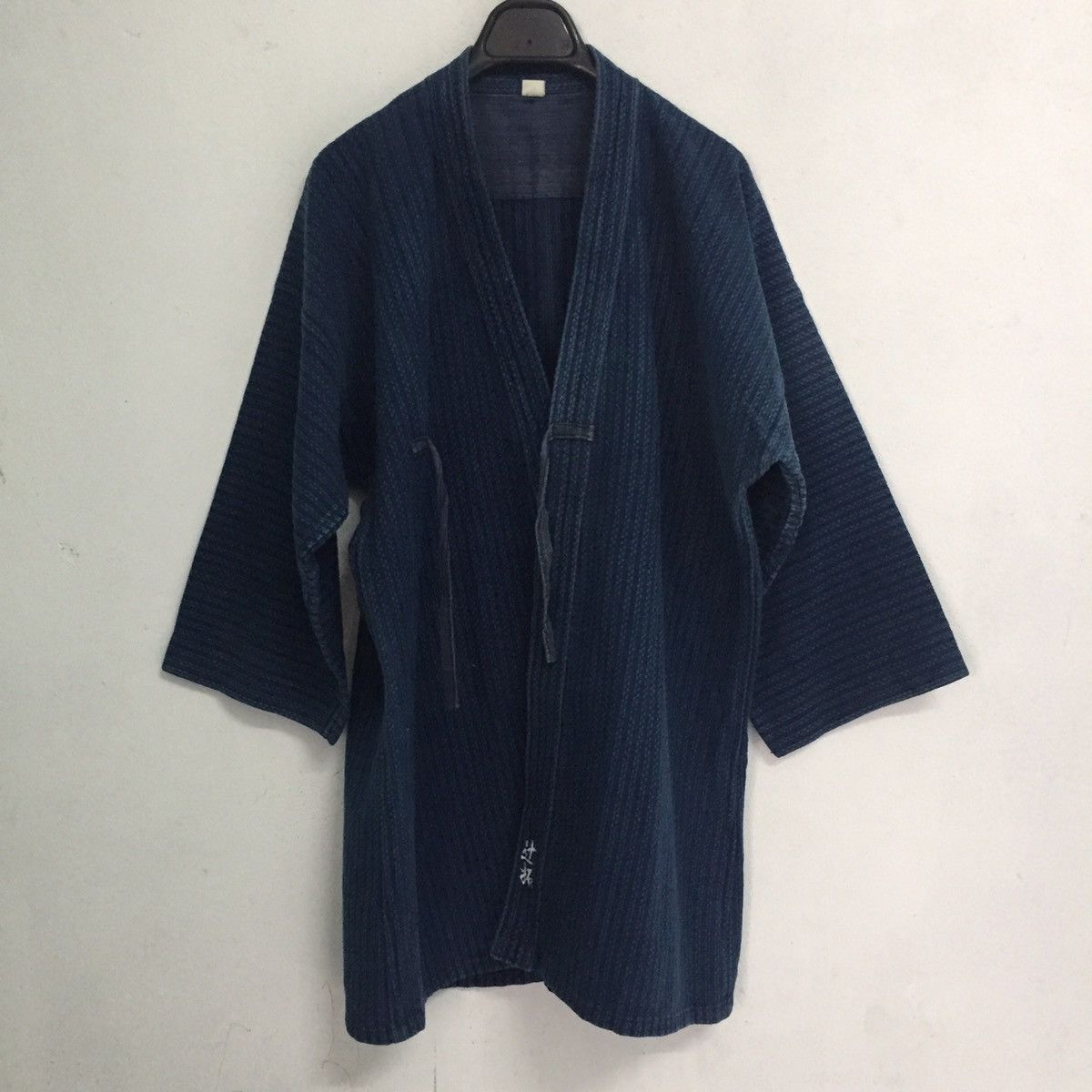 Indigo Blue Indigo Noragi Japanese Kimono Streetwear MADE IN JAPAN Size US L / EU 52-54 / 3 - 4 Thumbnail