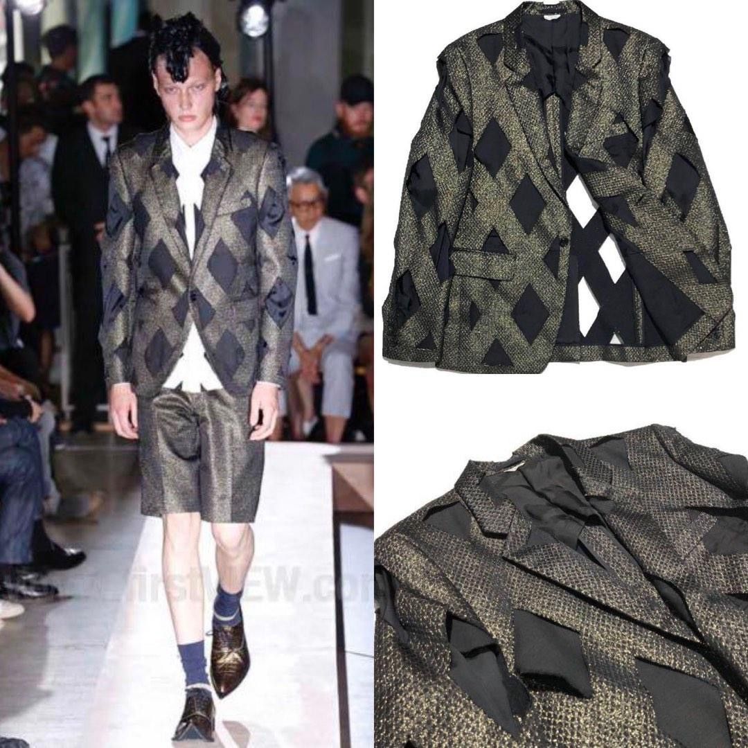 Comme des Garcons Homme Plus Cut Out Jacket Soldier of Peace