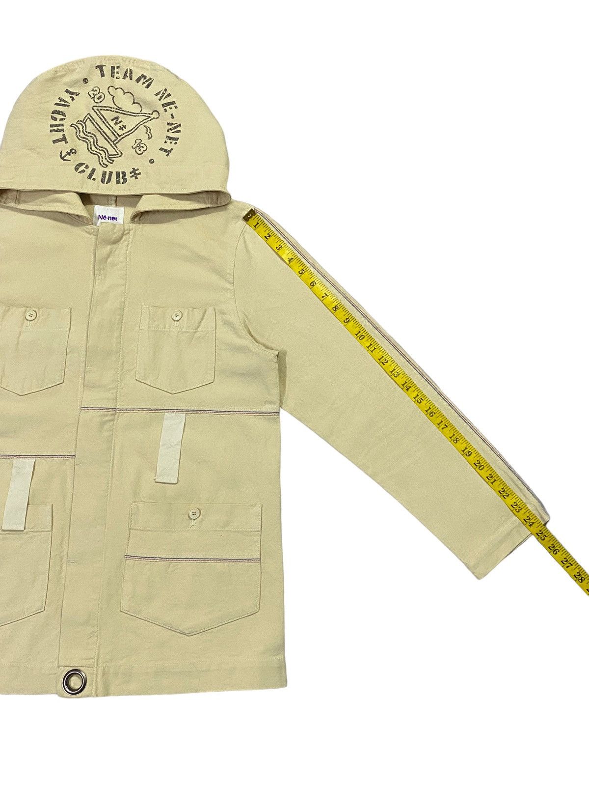Issey Miyake × Japanese Brand × Ne-Net Ne-Net By Issey Miyake Heavy Cotton Field Hoodie Jacket Size US M / EU 48-50 / 2 - 7 Thumbnail