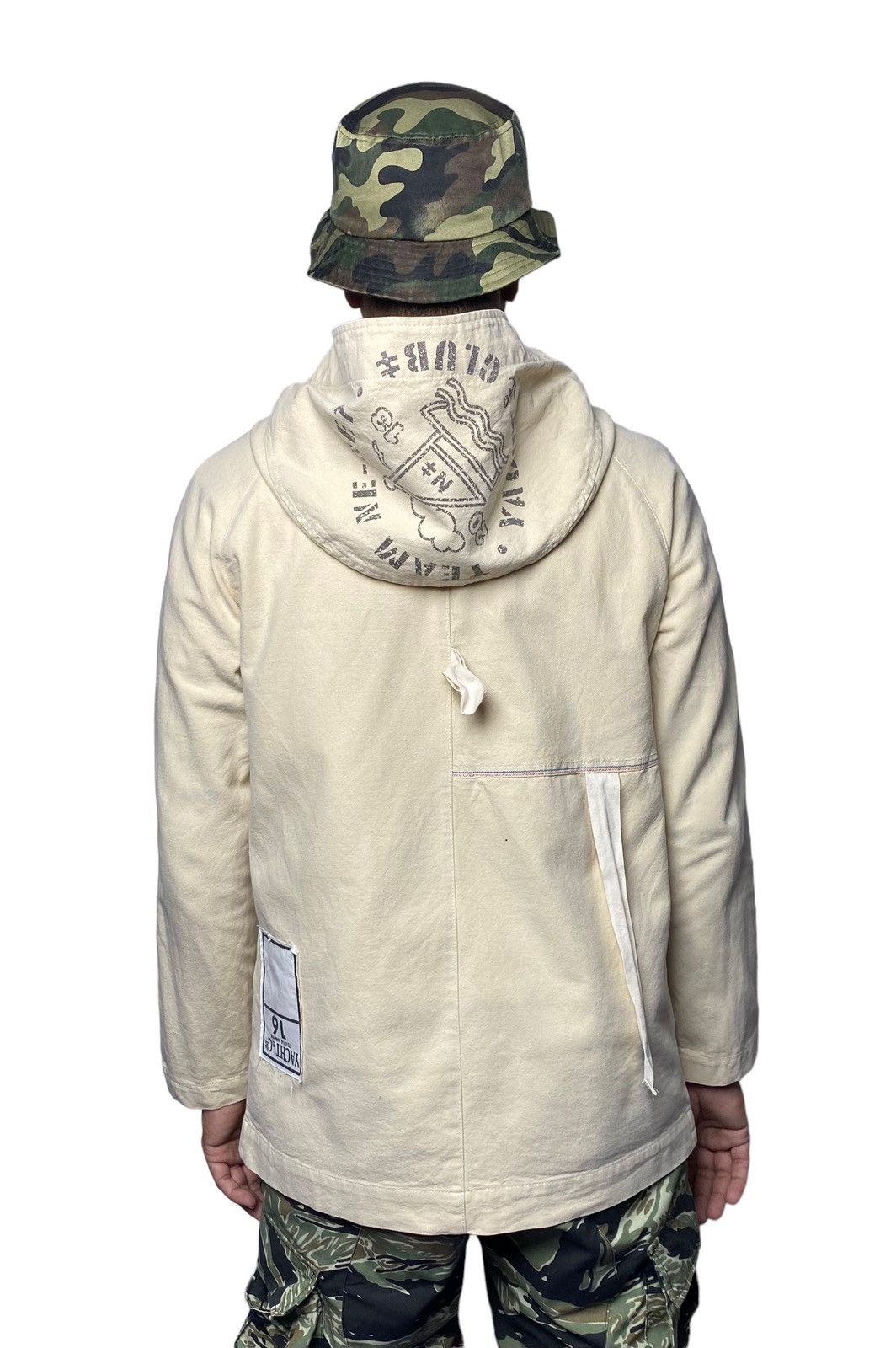 Issey Miyake × Japanese Brand × Ne-Net Ne-Net By Issey Miyake Heavy Cotton Field Hoodie Jacket Size US M / EU 48-50 / 2 - 23 Thumbnail