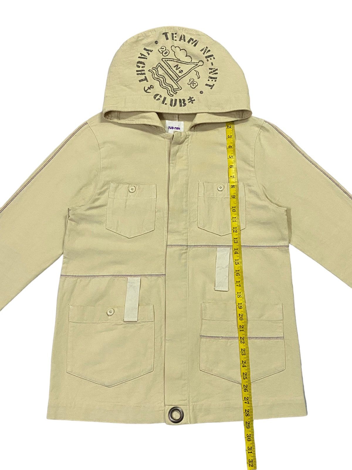 Issey Miyake × Japanese Brand × Ne-Net Ne-Net By Issey Miyake Heavy Cotton Field Hoodie Jacket Size US M / EU 48-50 / 2 - 5 Thumbnail