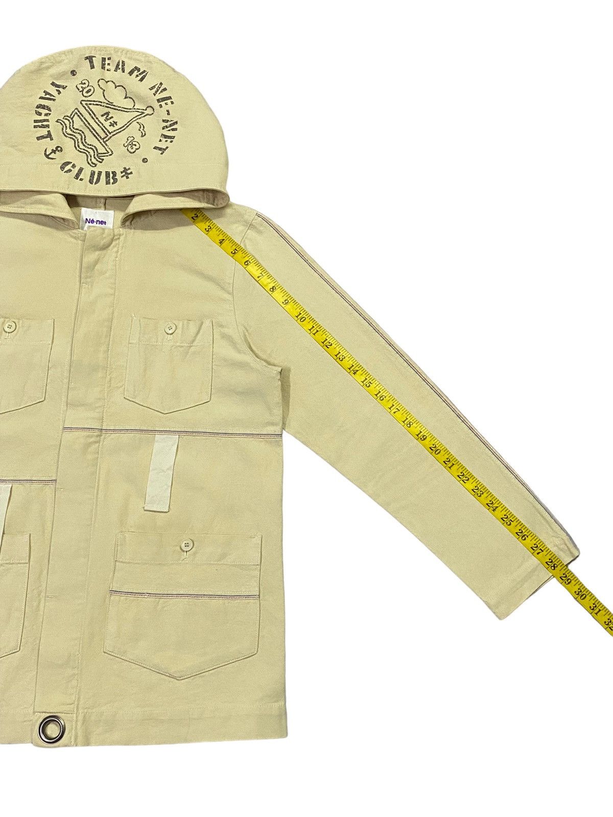 Issey Miyake × Japanese Brand × Ne-Net Ne-Net By Issey Miyake Heavy Cotton Field Hoodie Jacket Size US M / EU 48-50 / 2 - 8 Thumbnail