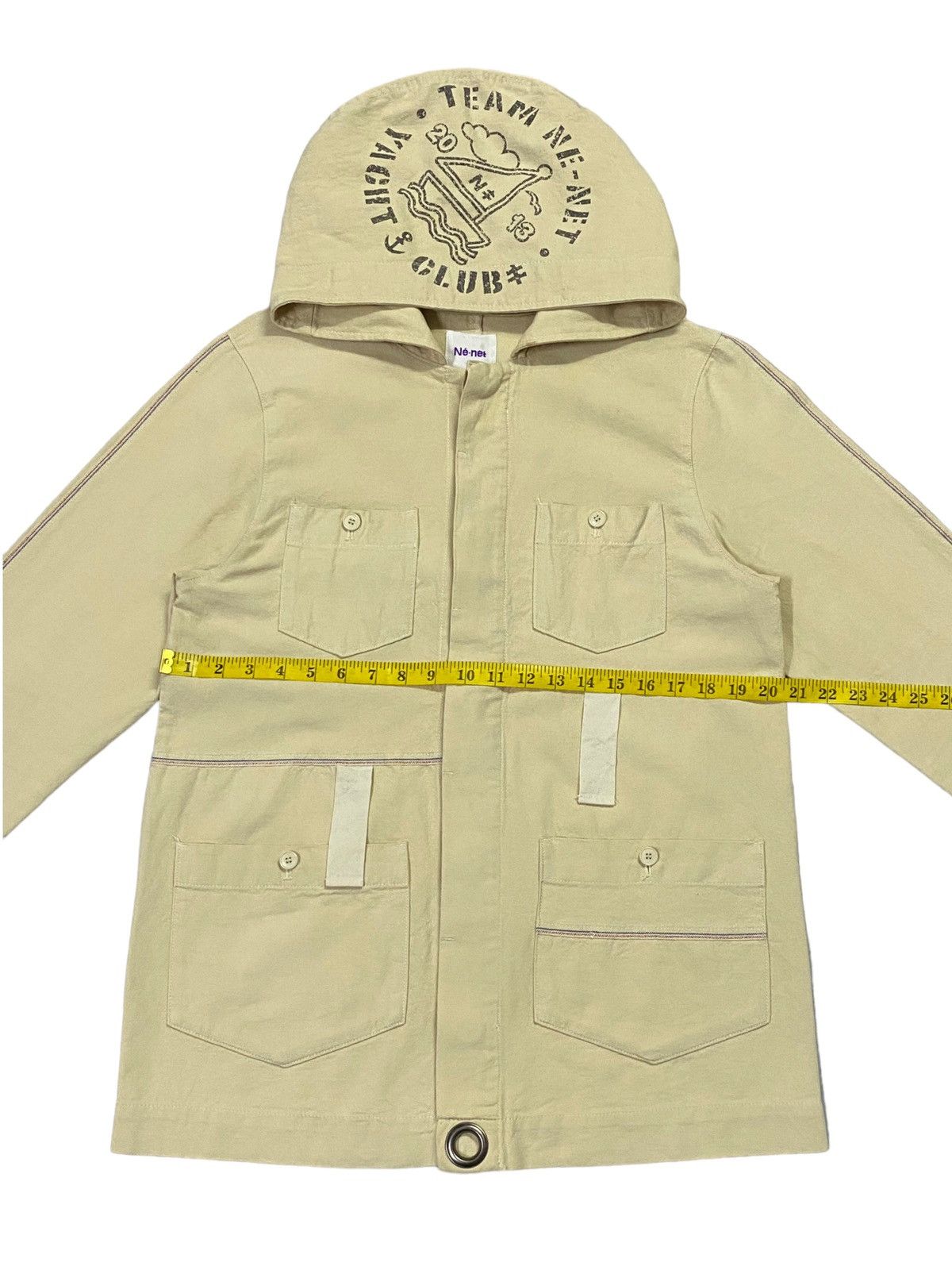 Issey Miyake × Japanese Brand × Ne-Net Ne-Net By Issey Miyake Heavy Cotton Field Hoodie Jacket Size US M / EU 48-50 / 2 - 4 Thumbnail