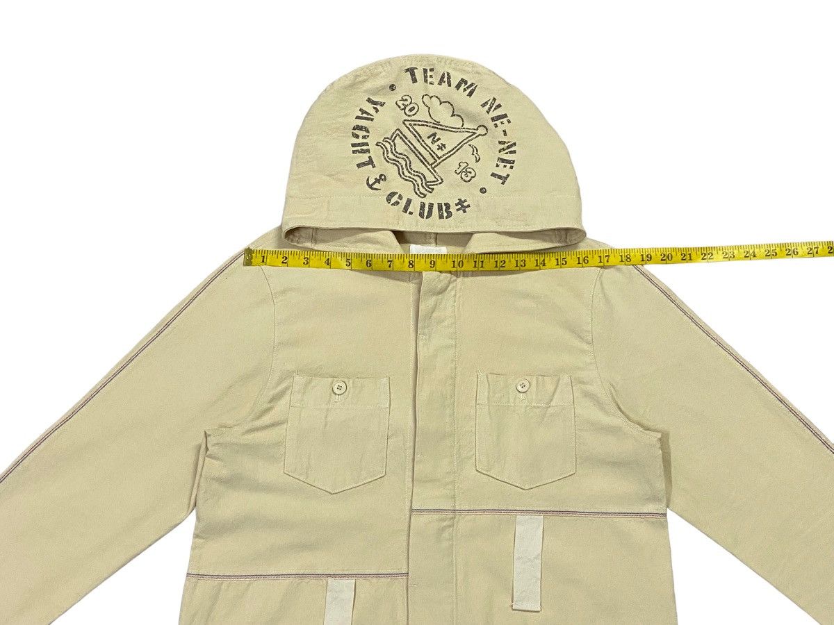 Issey Miyake × Japanese Brand × Ne-Net Ne-Net By Issey Miyake Heavy Cotton Field Hoodie Jacket Size US M / EU 48-50 / 2 - 6 Thumbnail