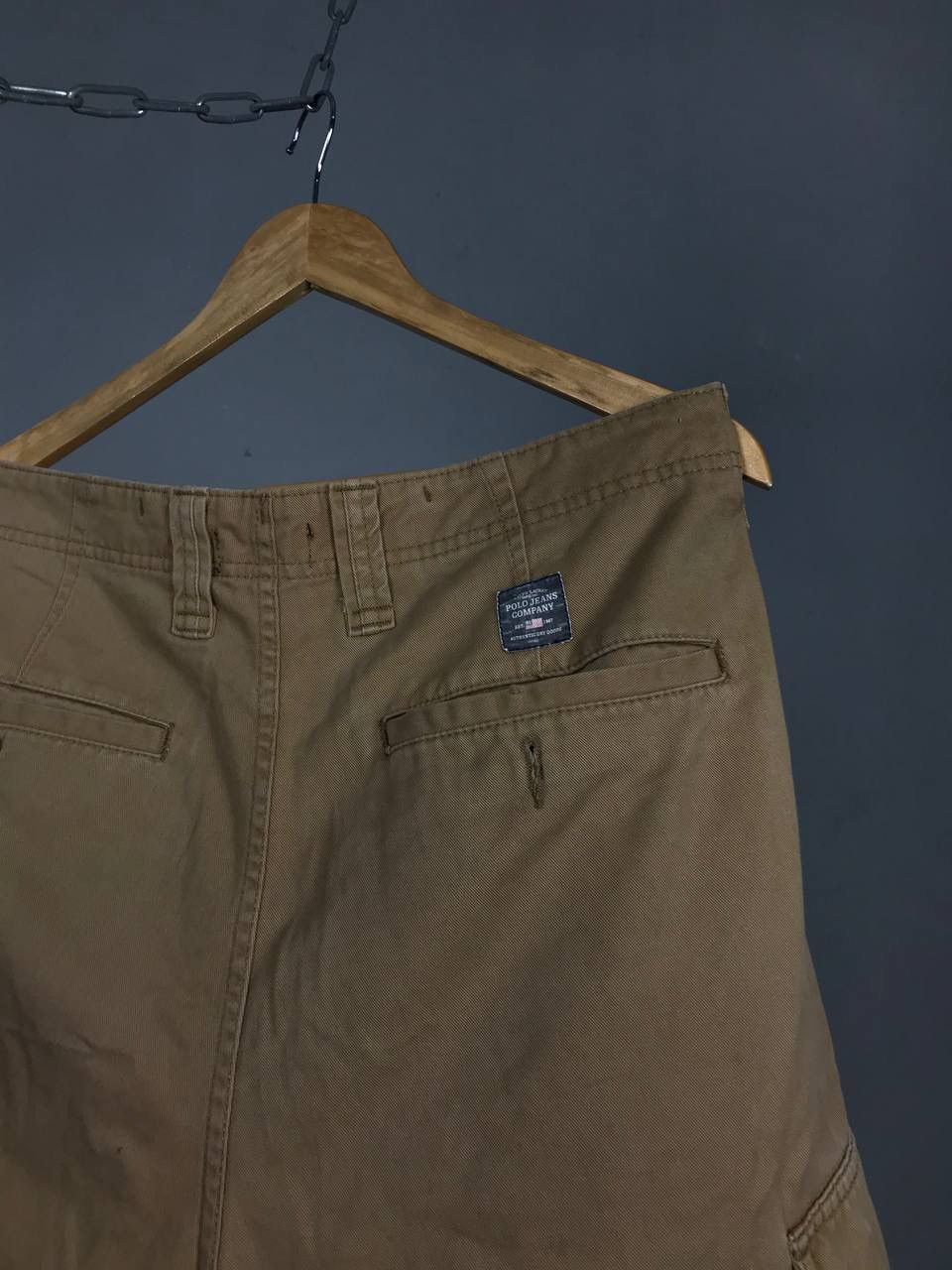 Vintage Polo Ralph Lauren Jeans luxury streetwear cargo shorts Size US 36 / EU 52 - 6 Thumbnail