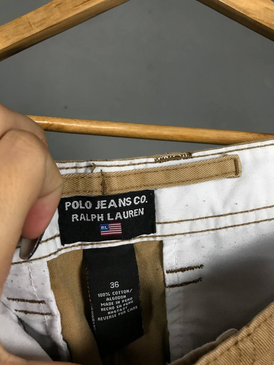 Vintage Polo Ralph Lauren Jeans luxury streetwear cargo shorts Size US 36 / EU 52 - 3 Thumbnail