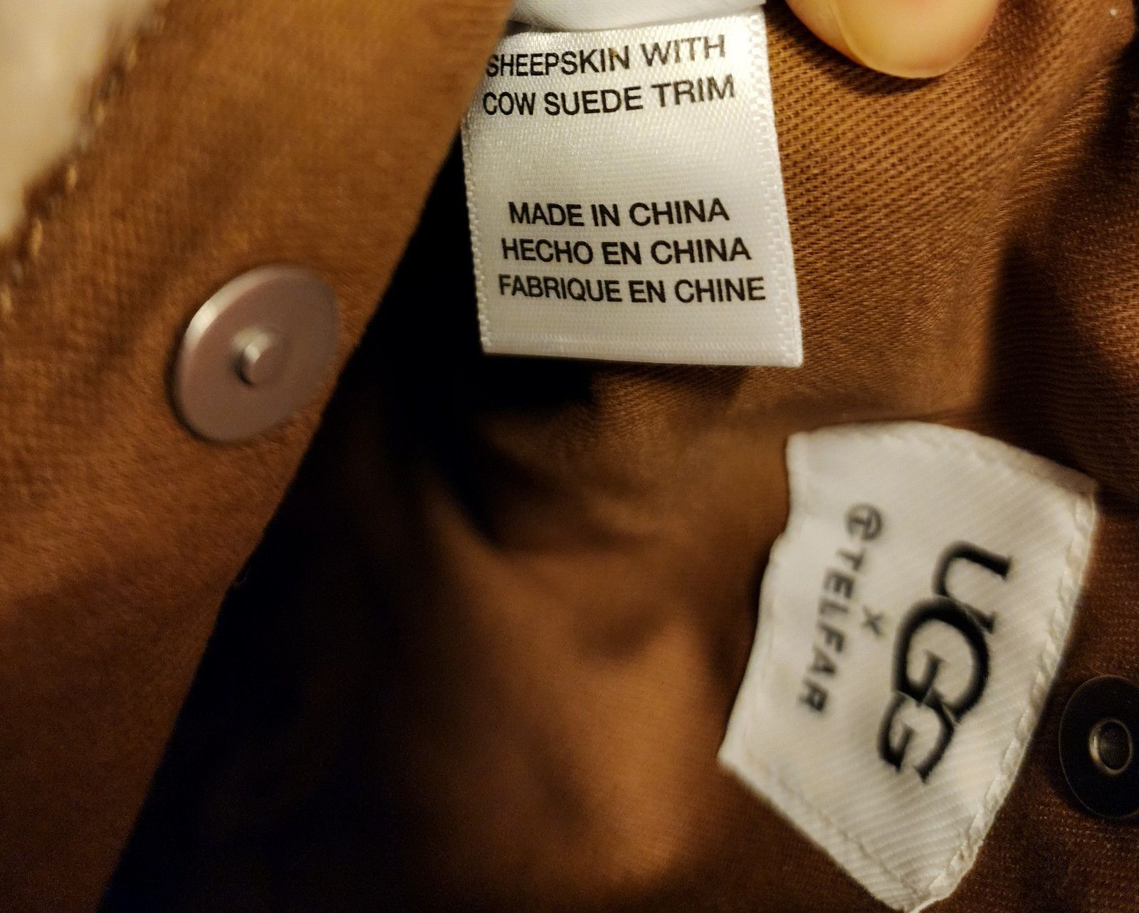 Telfar × Ugg UGG x TELFAR Small Reverse Shopper - Natural Size ONE SIZE - 10 Thumbnail