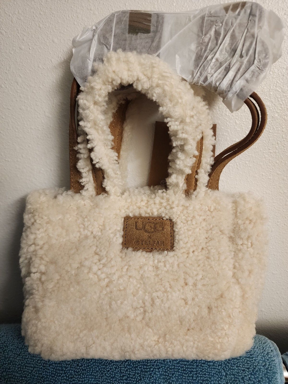 Telfar × Ugg UGG x TELFAR Small Reverse Shopper - Natural Size ONE SIZE - 2 Thumbnail