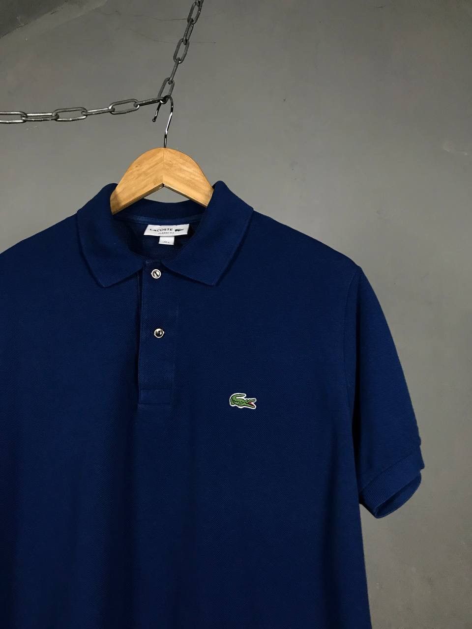 Lacoste Lacoste luxury streetwear blue polo tee Size US M / EU 48-50 / 2 - 2 Thumbnail