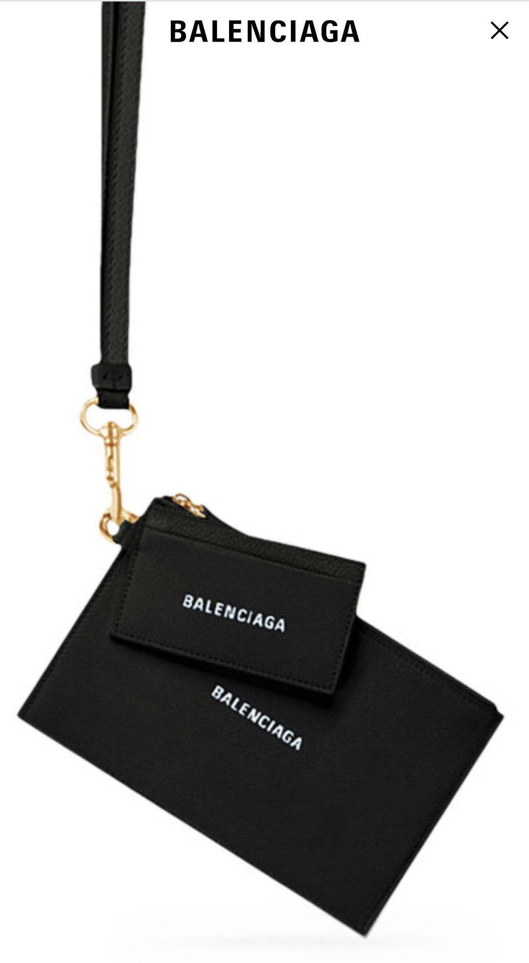 Balenciaga Balenciaga CASH POUCH WITH CARD HOLDER Size ONE SIZE - 1 Thumbnail
