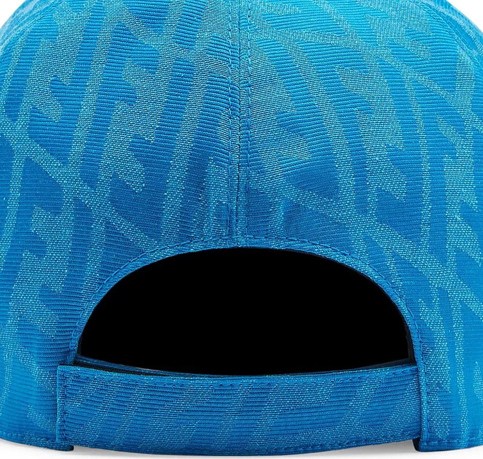 Fendi FENDI Blue Baseball Cap Vertigo Zucca Cotton Size ONE SIZE - 3 Thumbnail