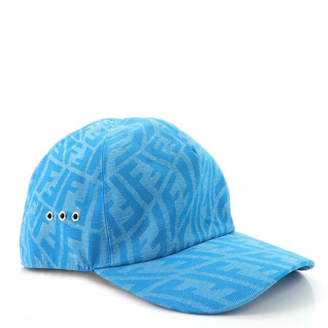 Fendi FENDI Blue Baseball Cap Vertigo Zucca Cotton Size ONE SIZE - 1 Thumbnail