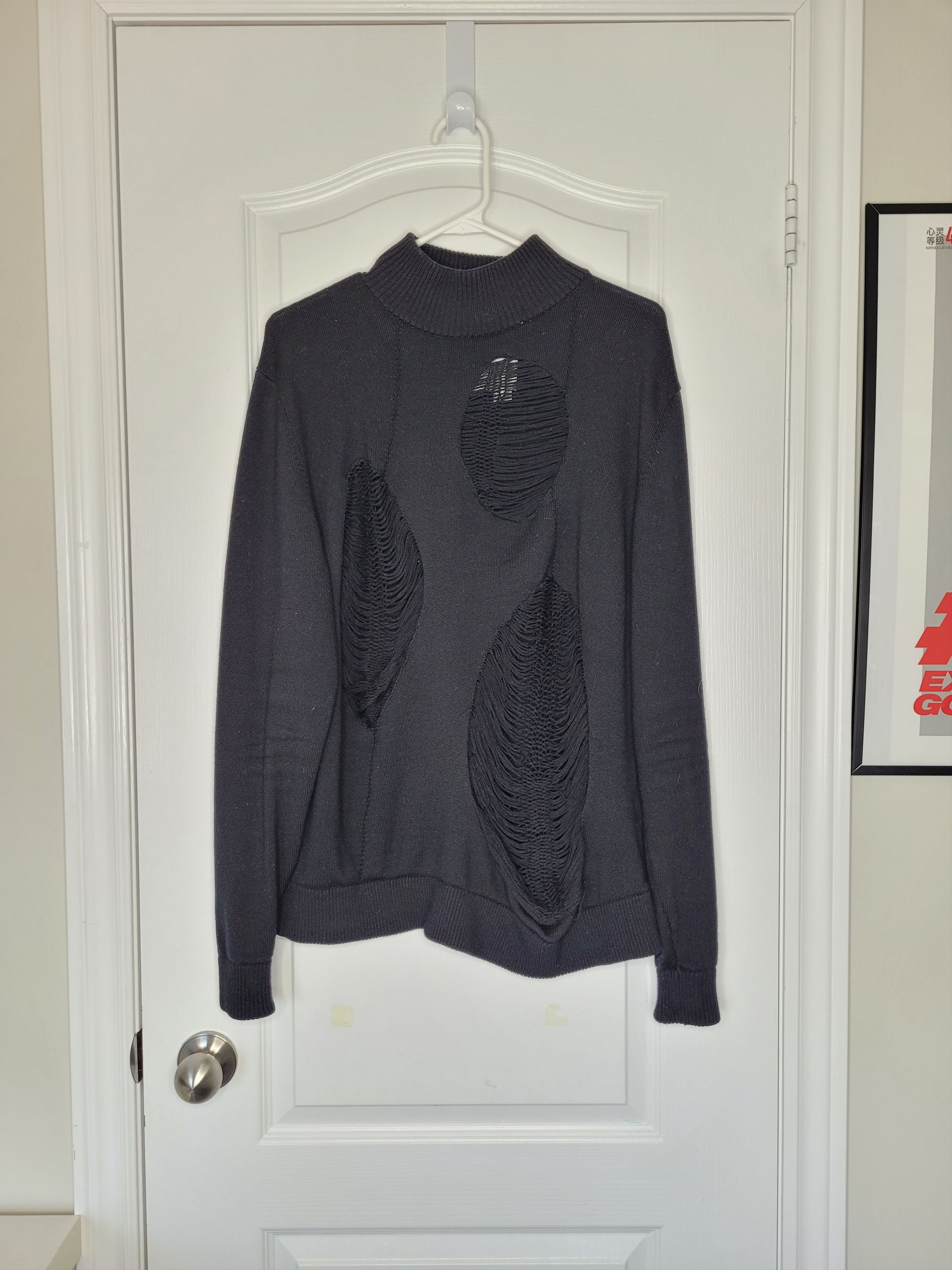 A-COLD-WALL* Distressed A cold wall turtleneck Size US L / EU 52-54 / 3 - 1 Thumbnail