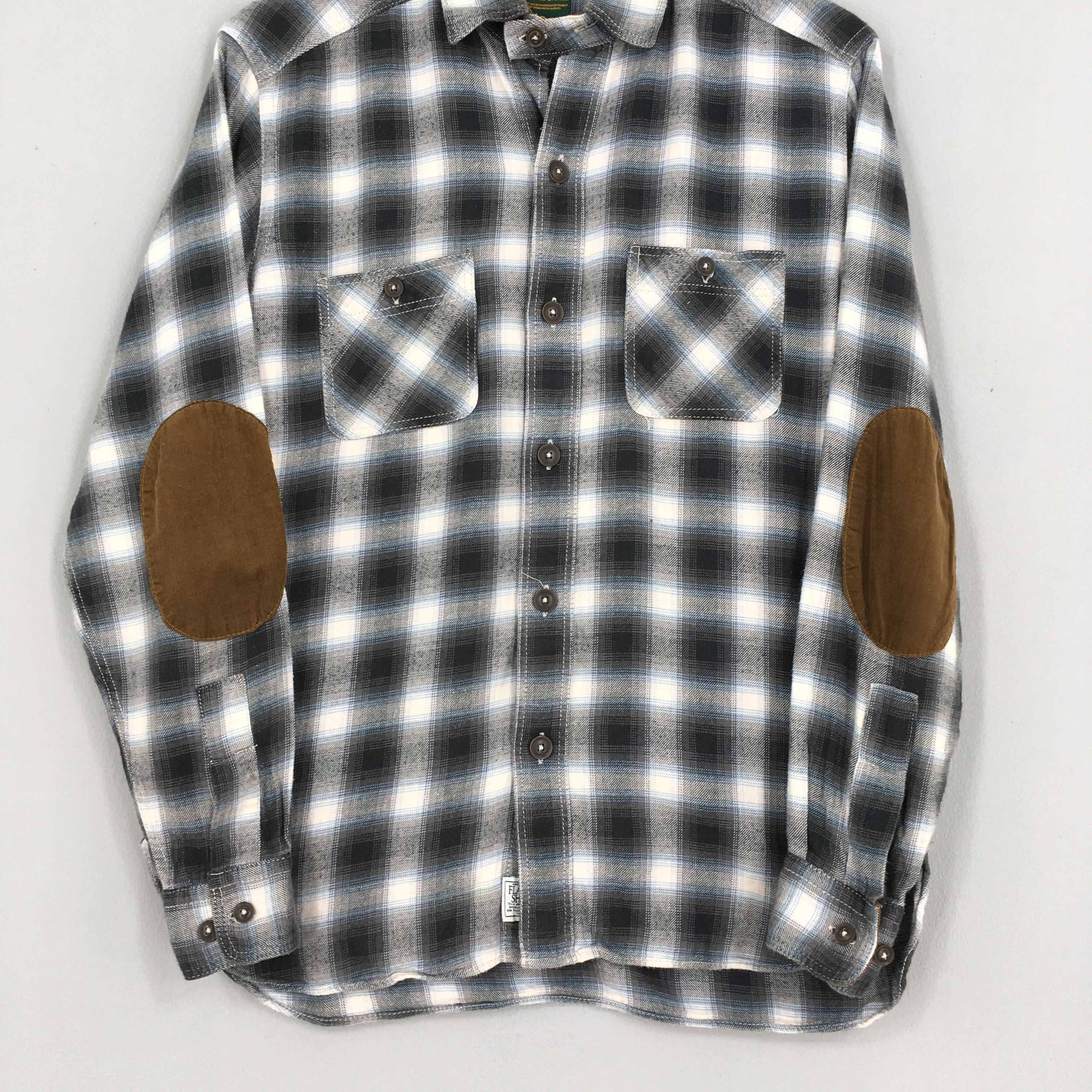 Flannel × Vintage Vintage Plaid Shadow Tartan Checkered Flannel Shirt Medium Size US M / EU 48-50 / 2 - 3 Thumbnail