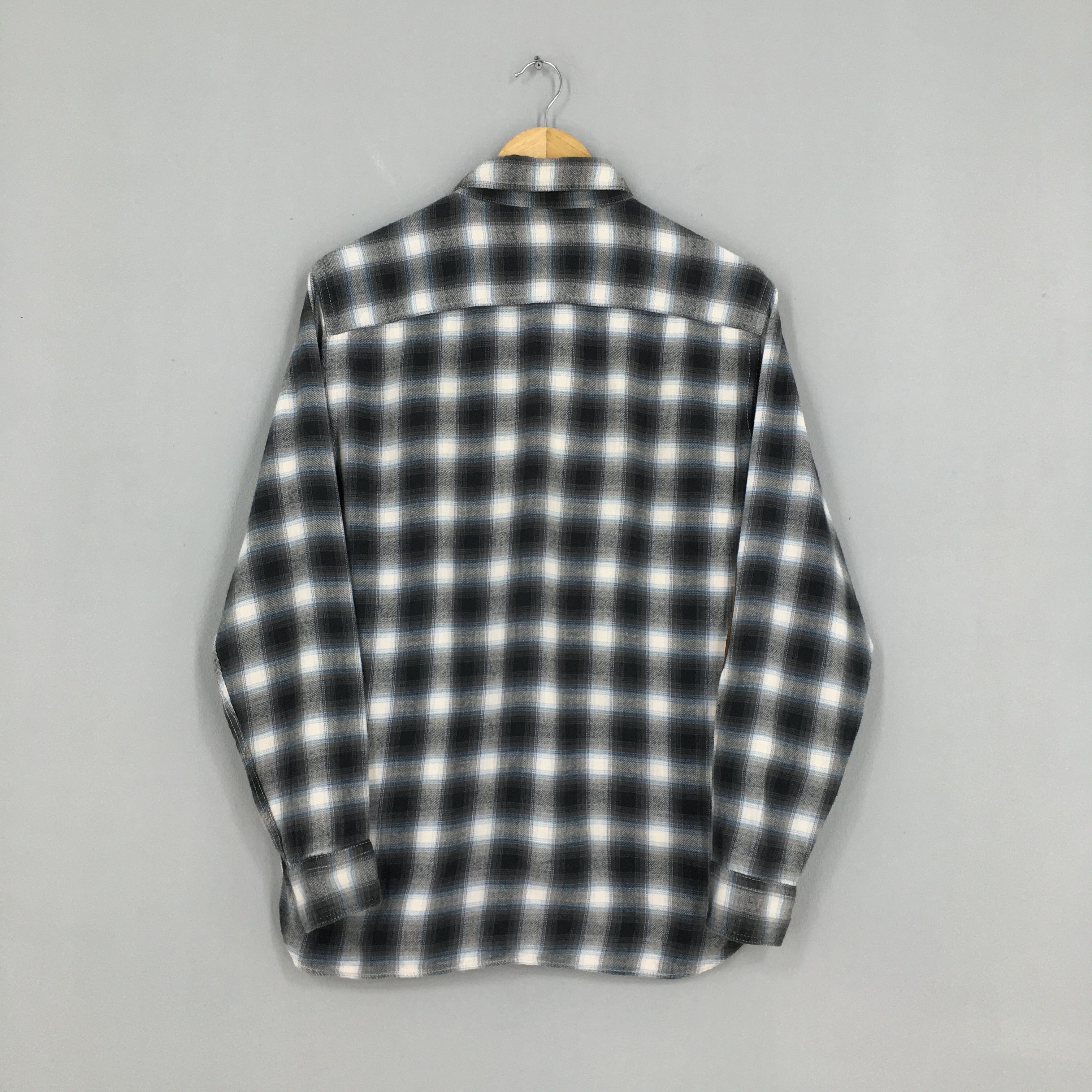 Flannel × Vintage Vintage Plaid Shadow Tartan Checkered Flannel Shirt Medium Size US M / EU 48-50 / 2 - 8 Thumbnail