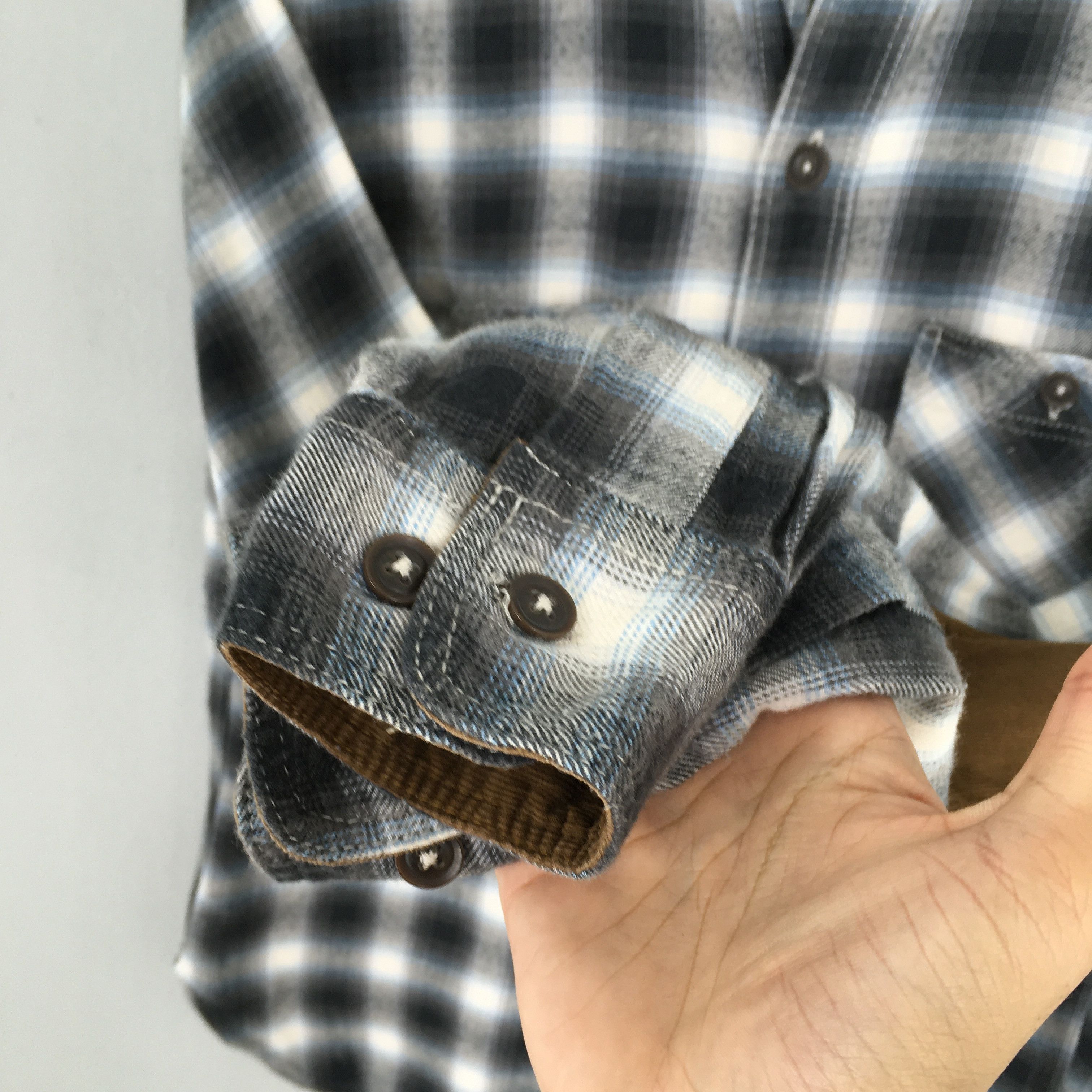 Flannel × Vintage Vintage Plaid Shadow Tartan Checkered Flannel Shirt Medium Size US M / EU 48-50 / 2 - 5 Thumbnail