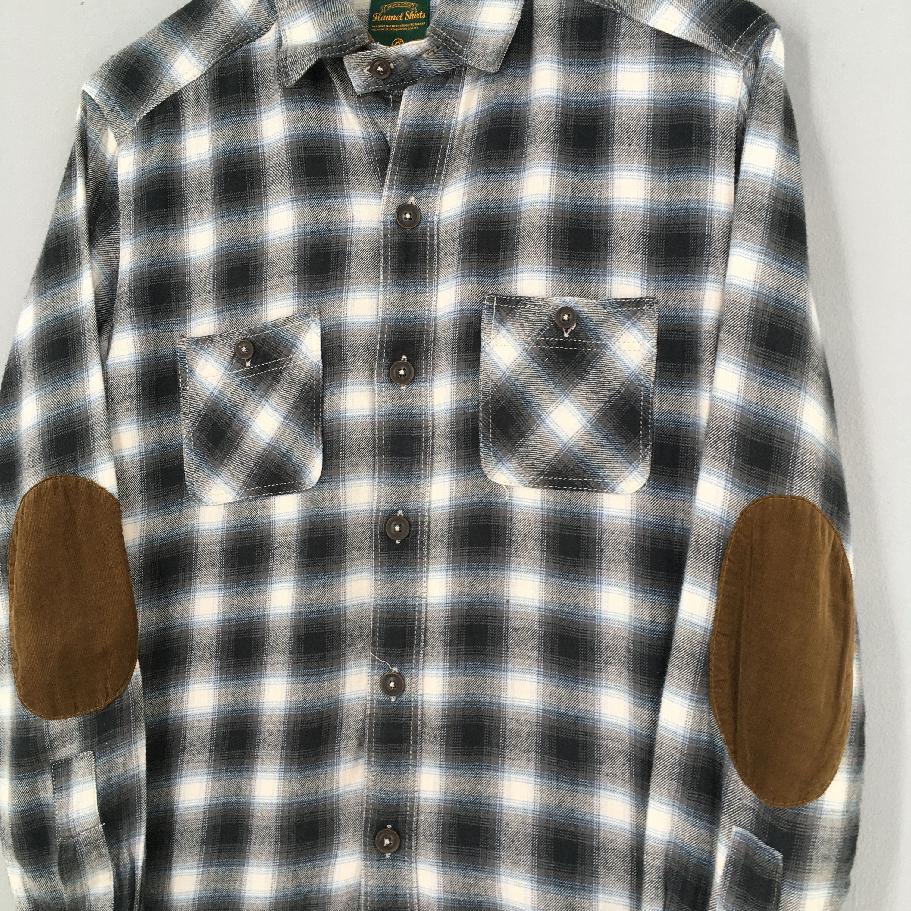 Flannel × Vintage Vintage Plaid Shadow Tartan Checkered Flannel Shirt Medium Size US M / EU 48-50 / 2 - 4 Thumbnail