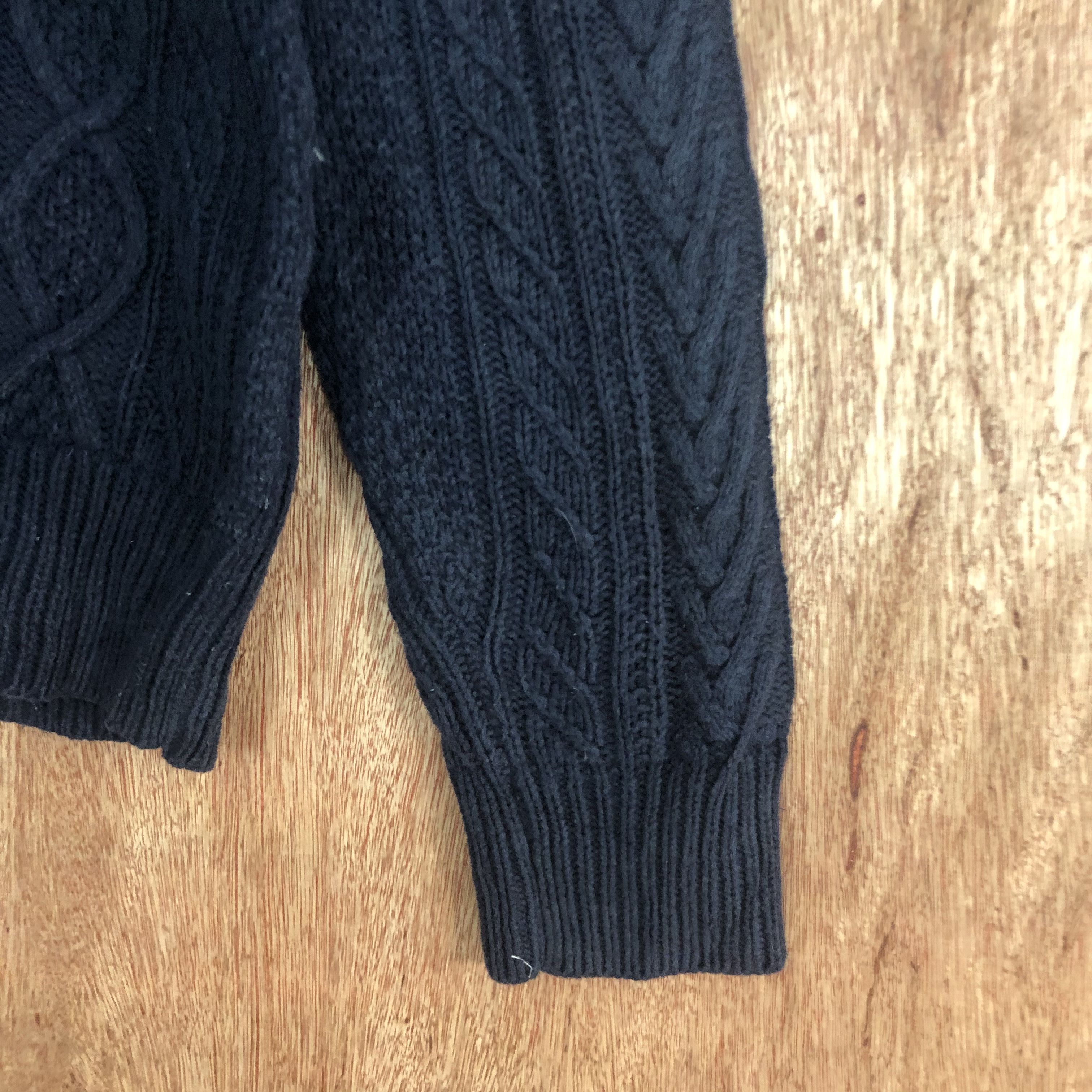 Aran Isles Knitwear Uniqlo Dark blue aran isle KNitwear sweatshirt #c460 Size US S / EU 44-46 / 1 - 4 Thumbnail