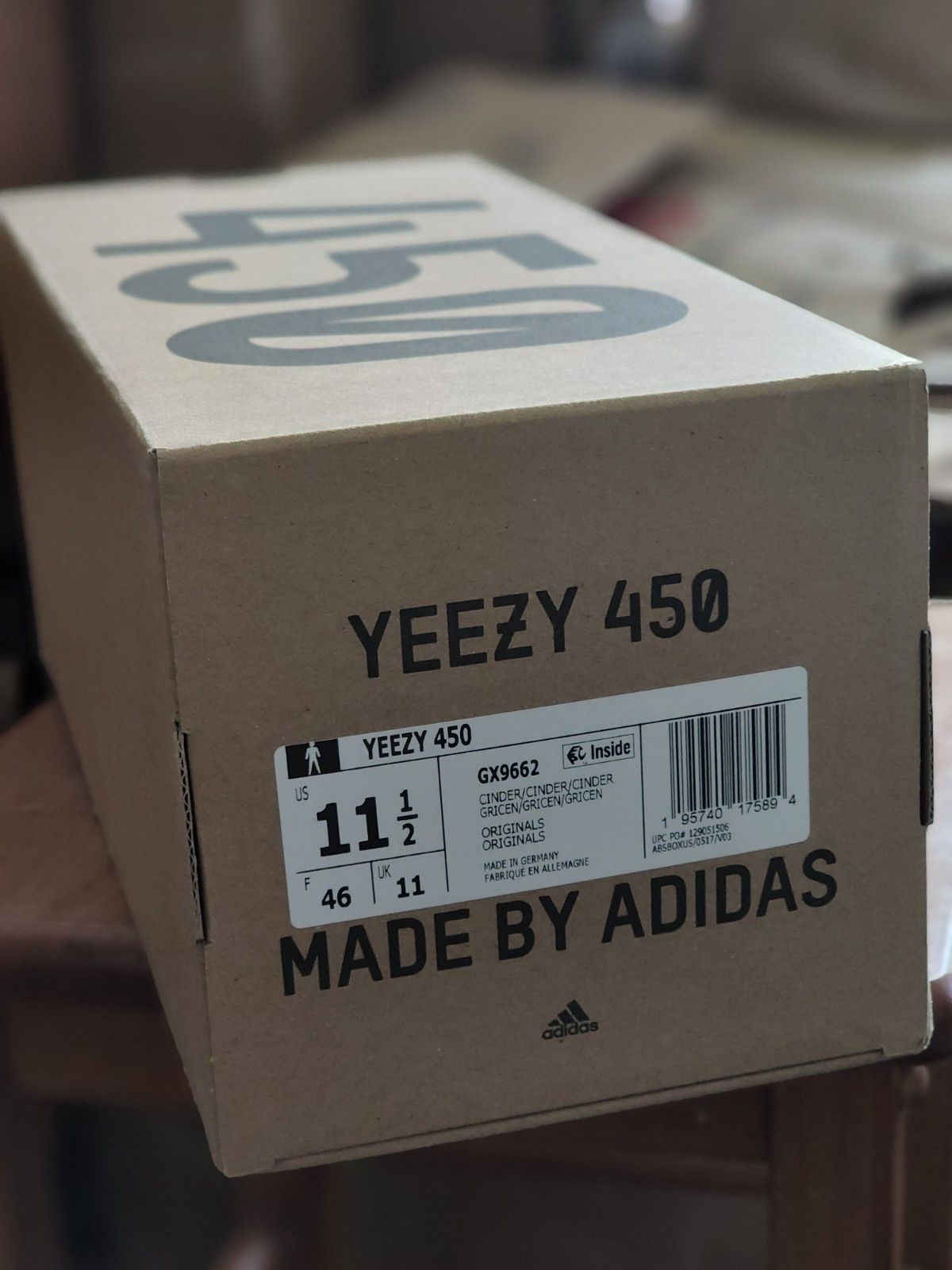Adidas × Kanye West adidas YEEZY 450 "Cinder" sneakers Size US 11.5 / EU 44-45 - 5 Thumbnail