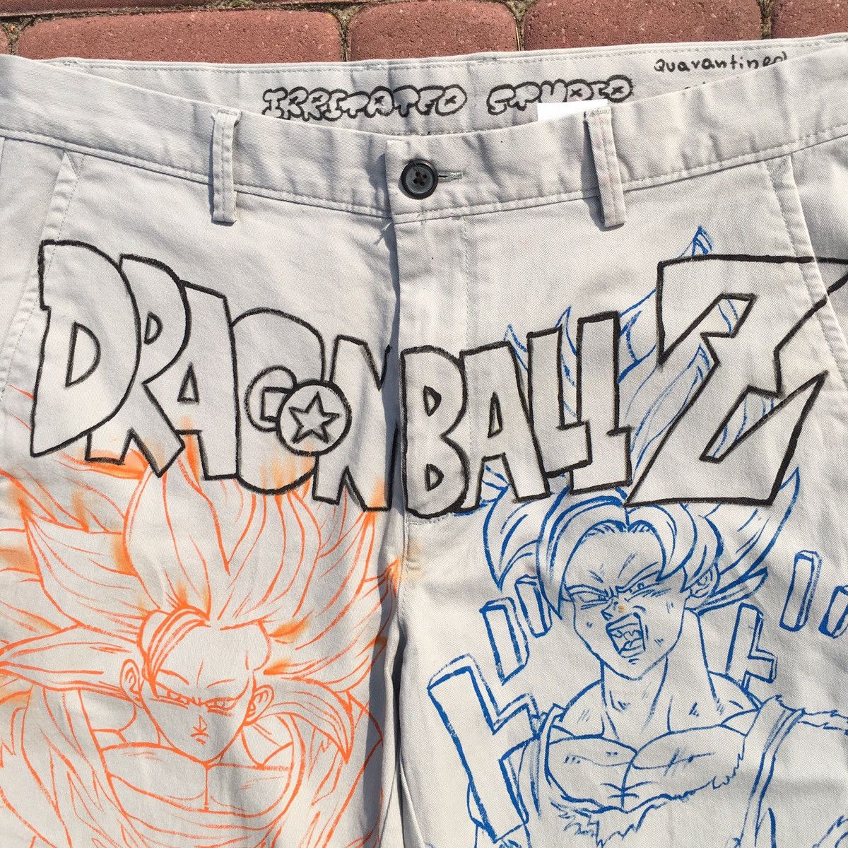 Other 1/1 custom Dragon ball Z anime straight pants Size US 36 / EU 52 - 6 Thumbnail