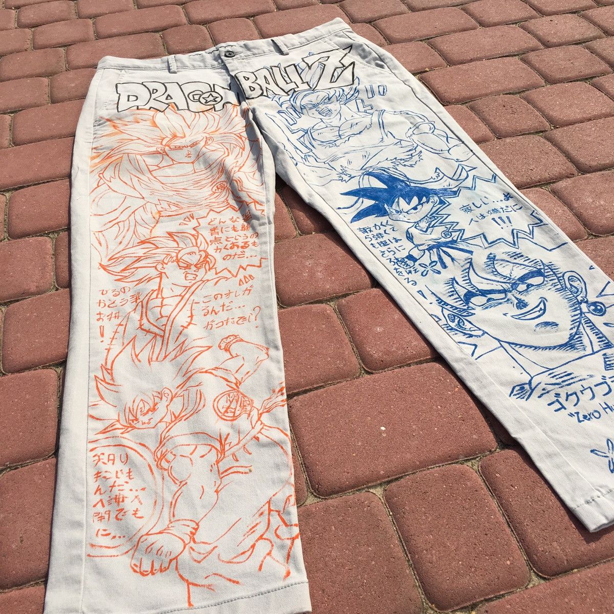 Other 1/1 custom Dragon ball Z anime straight pants Size US 36 / EU 52 - 2 Thumbnail