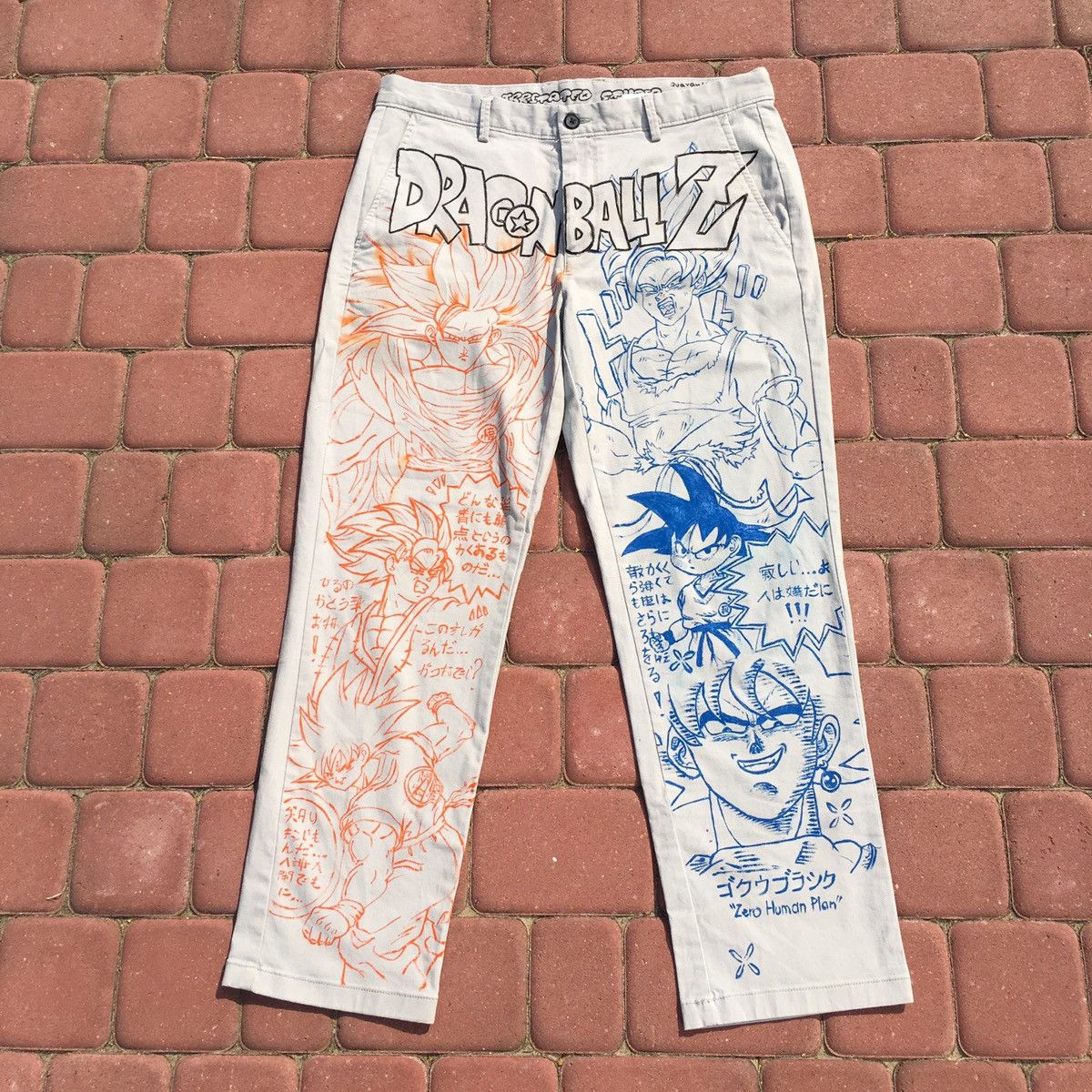 Other 1/1 custom Dragon ball Z anime straight pants Size US 36 / EU 52 - 1 Thumbnail