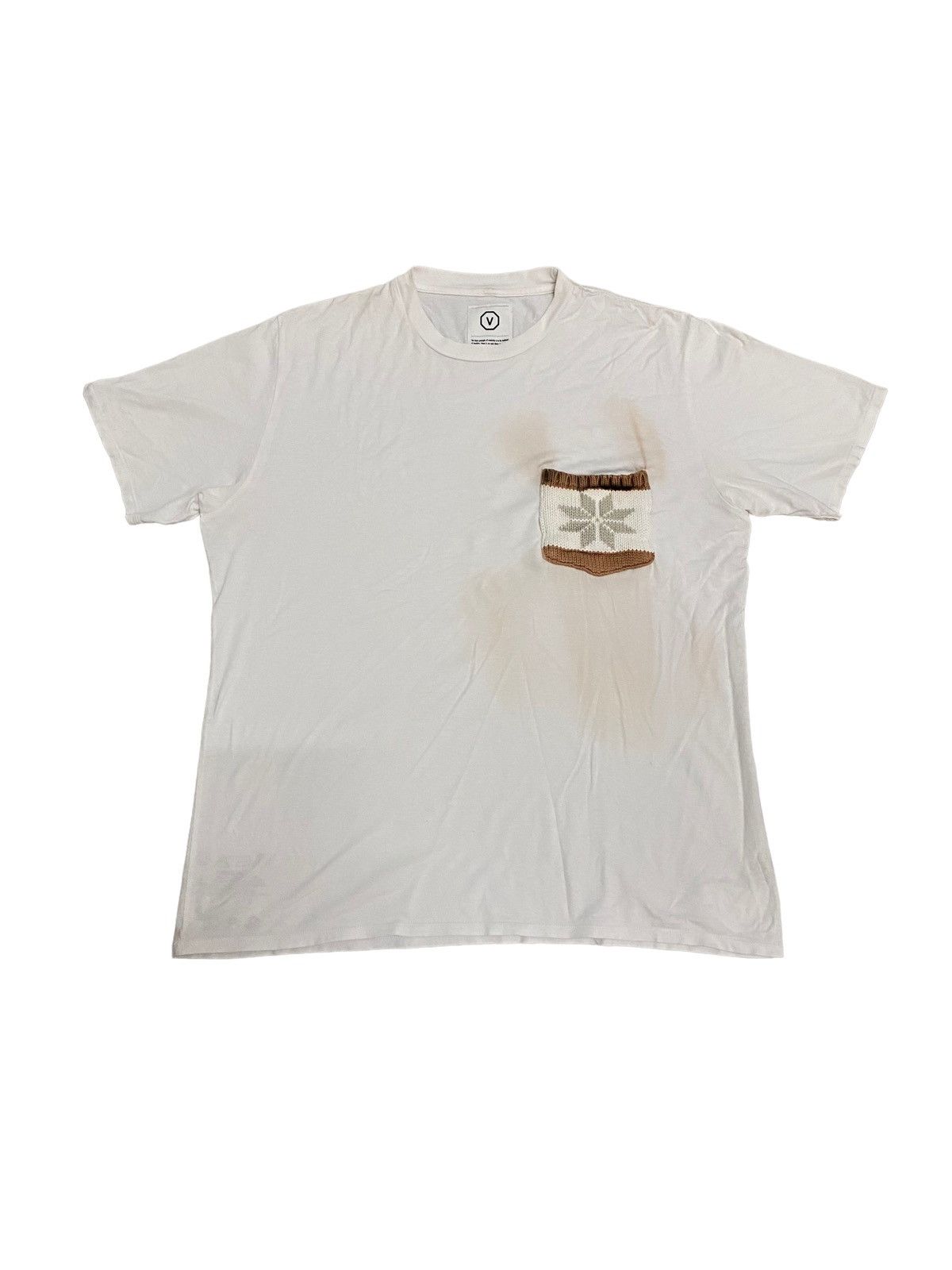 Japanese Brand × Vintage × Visvim Steals‼️Vintage Visvim Single Pocket White Tee Size US M / EU 48-50 / 2 - 1 Thumbnail