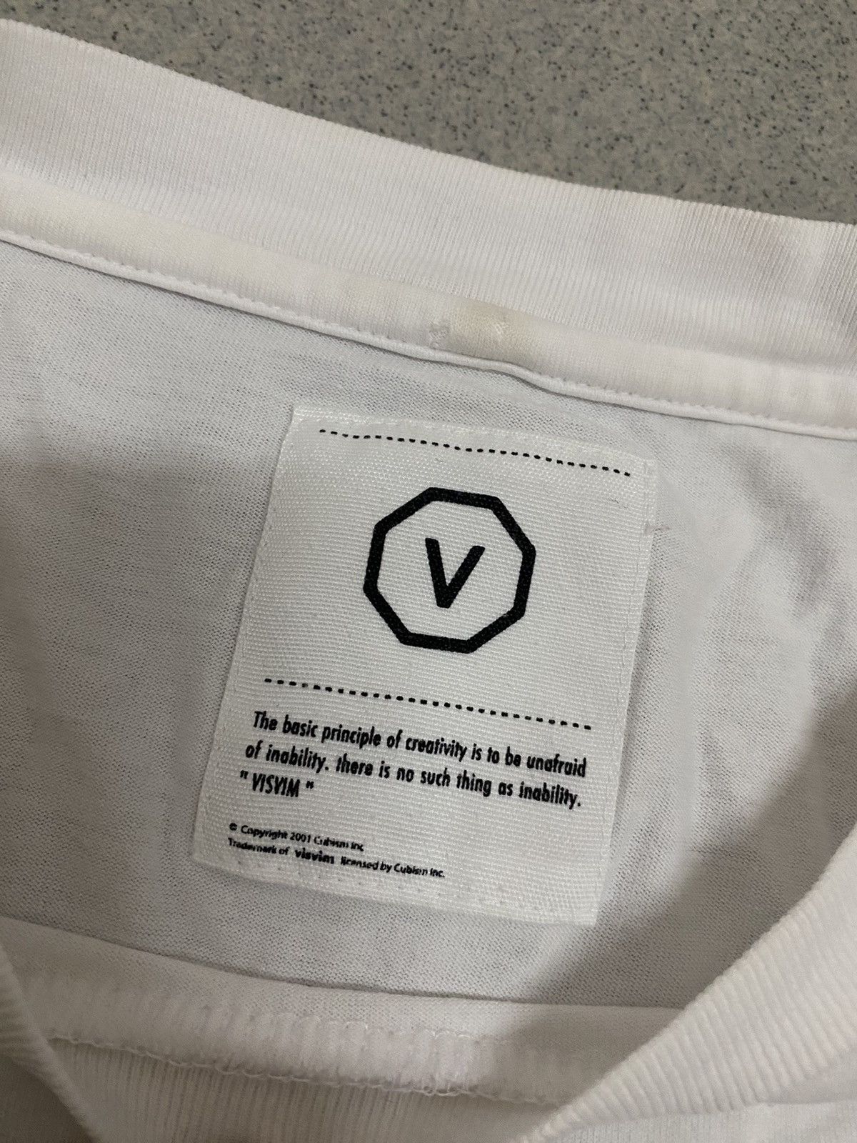 Japanese Brand × Vintage × Visvim Steals‼️Vintage Visvim Single Pocket White Tee Size US M / EU 48-50 / 2 - 5 Thumbnail