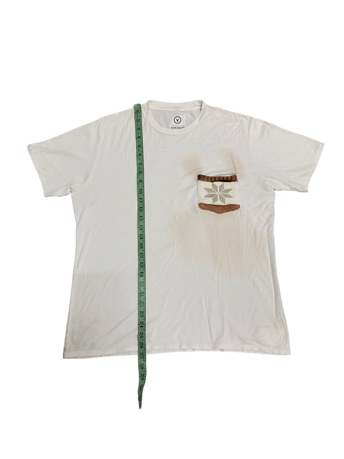 Japanese Brand × Vintage × Visvim Steals‼️Vintage Visvim Single Pocket White Tee Size US M / EU 48-50 / 2 - 12 Thumbnail