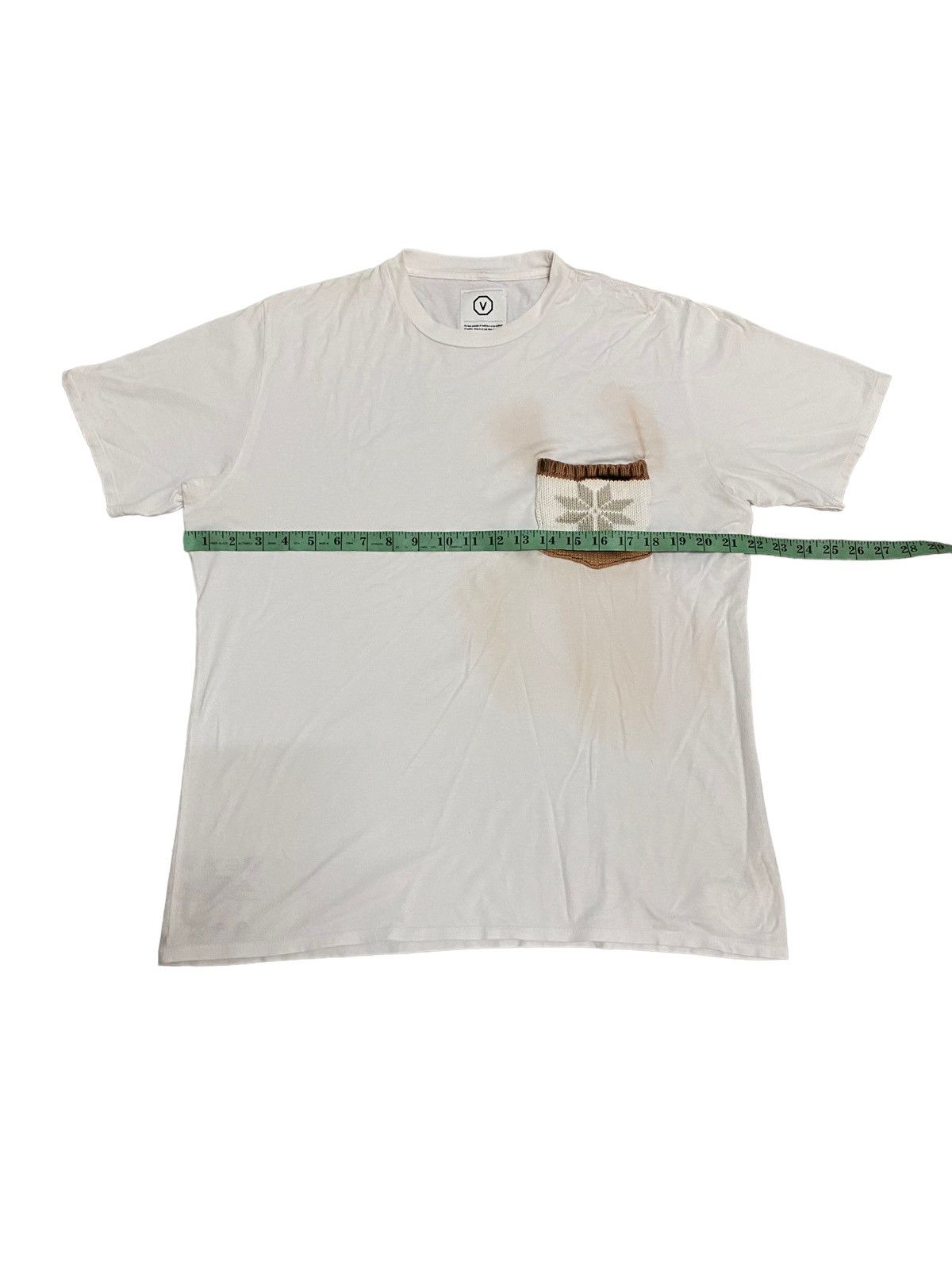 Japanese Brand × Vintage × Visvim Steals‼️Vintage Visvim Single Pocket White Tee Size US M / EU 48-50 / 2 - 11 Thumbnail