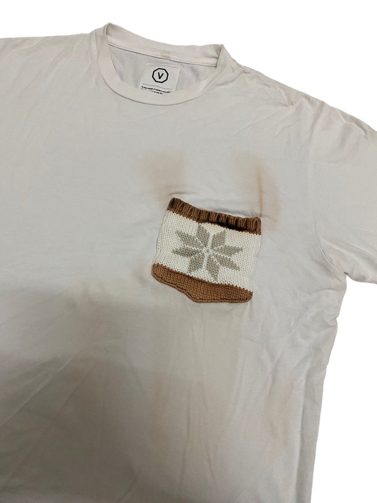 Japanese Brand × Vintage × Visvim Steals‼️Vintage Visvim Single Pocket White Tee Size US M / EU 48-50 / 2 - 3 Thumbnail