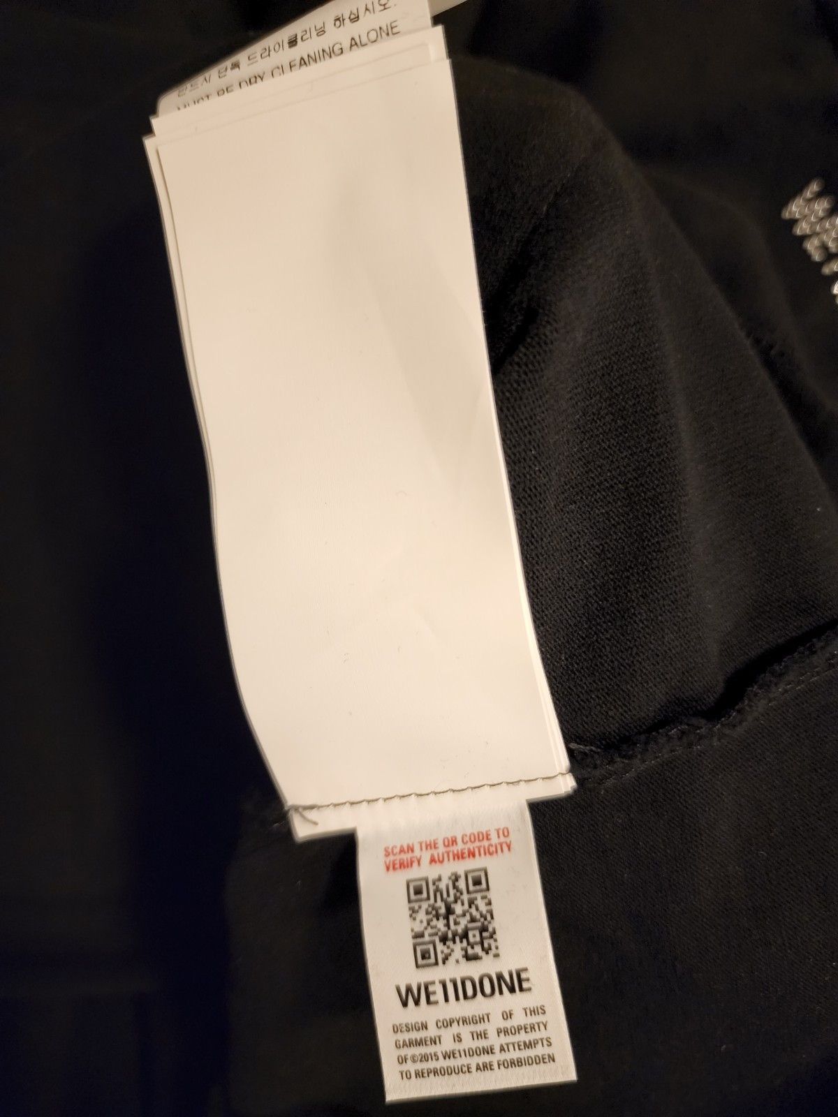 WE11DONE WE11DONE Black Oversized Cargo Pocket T-Shirt Size US L / EU 52-54 / 3 - 10 Thumbnail
