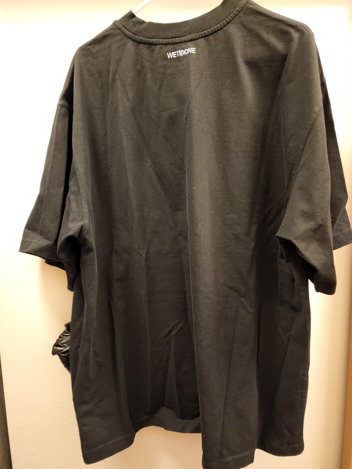 WE11DONE WE11DONE Black Oversized Cargo Pocket T-Shirt Size US L / EU 52-54 / 3 - 5 Thumbnail